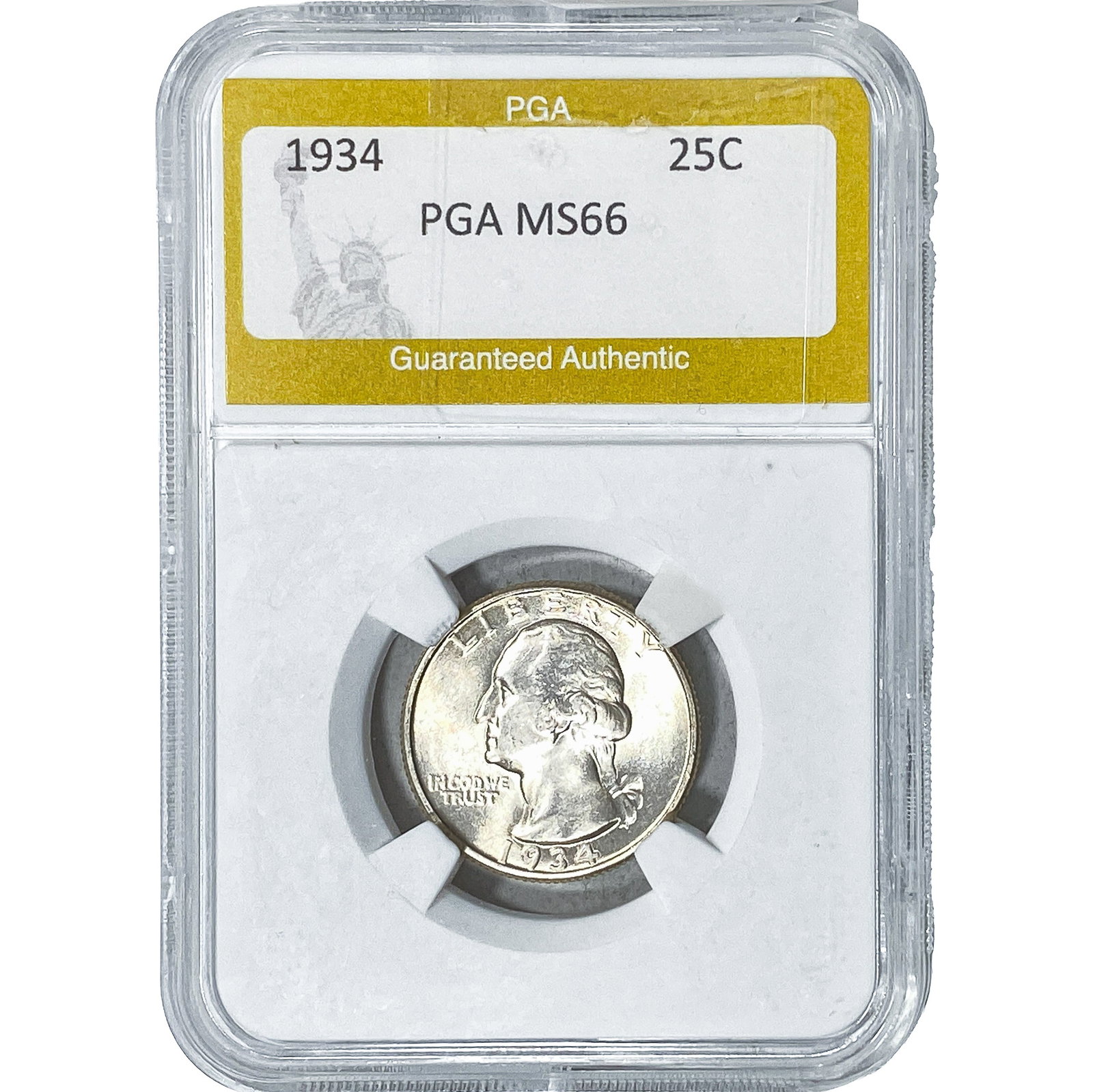 1934 Washington Silver Quarter PGA MS66 (1 of 2)