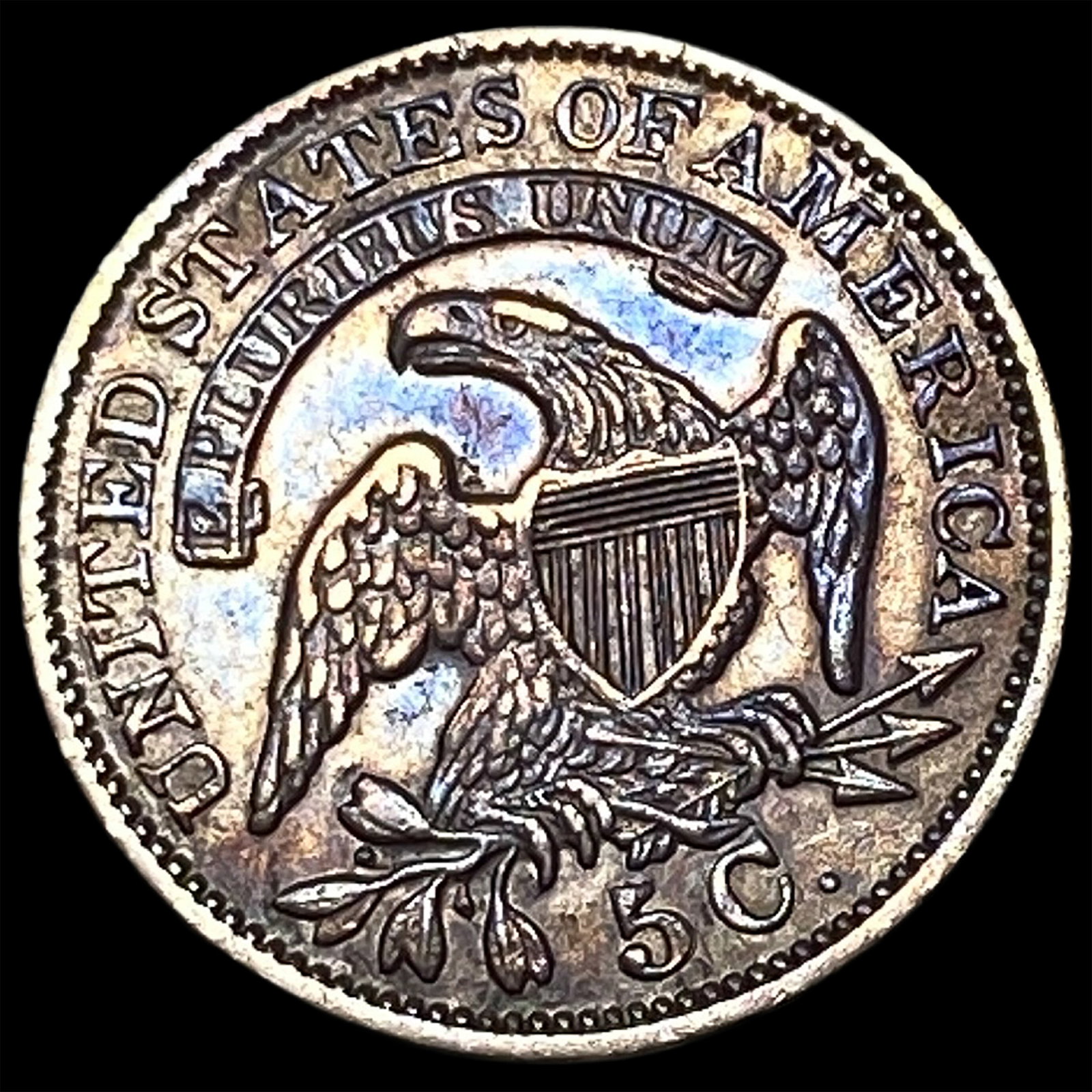 1830 Capped Bust Half Dime UNCIRCULATED - 2