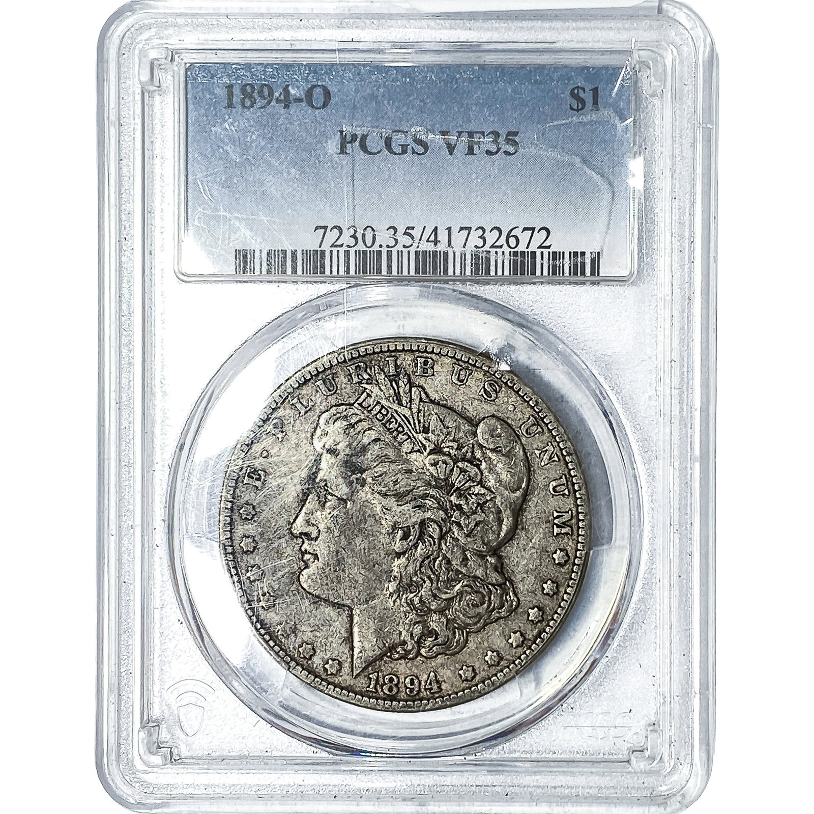 1894-O Morgan Silver Dollar PCGS VF35: 1894-O Morgan Silver Dollar PCGS VF35