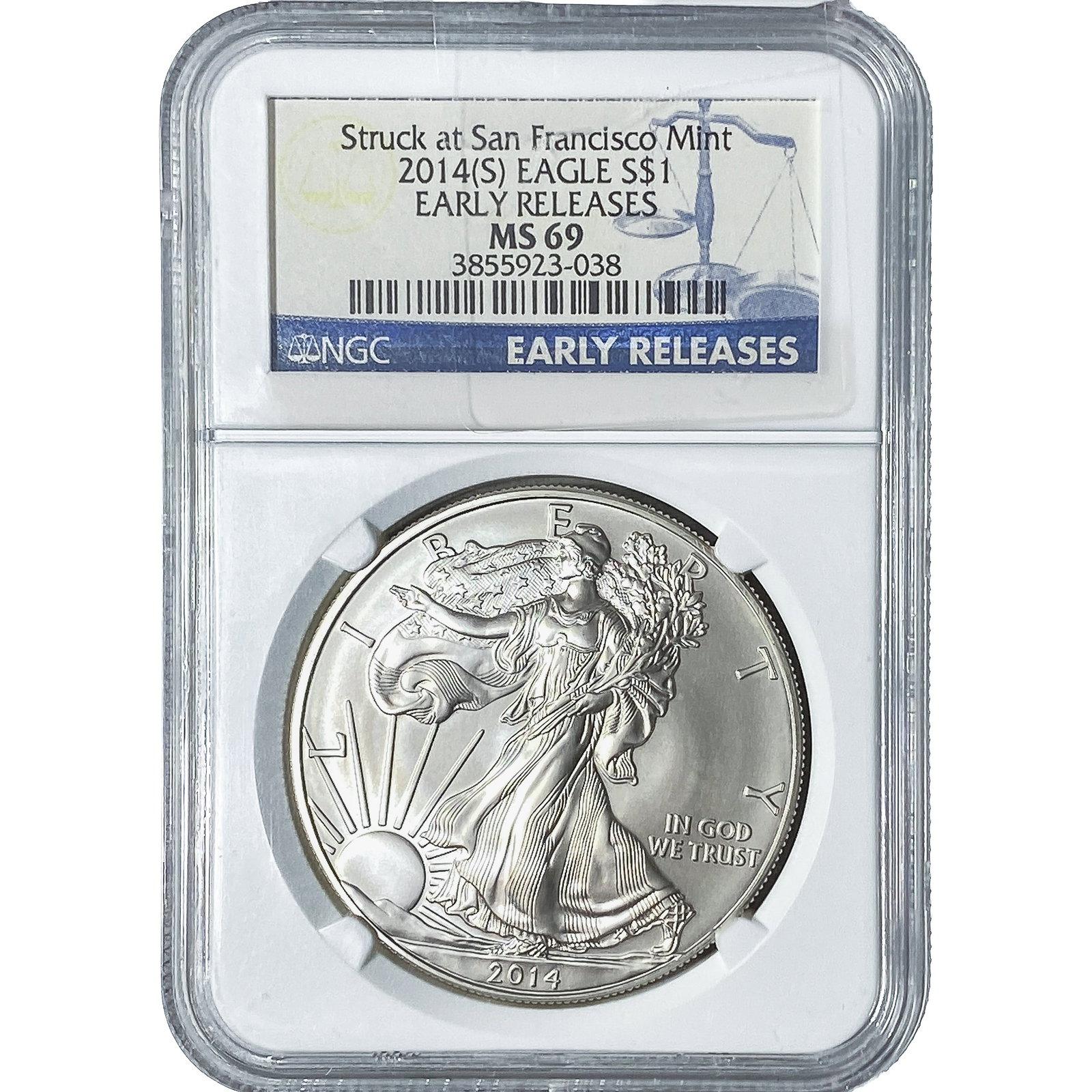 2014-S Silver Eagle NGC MS69 (1 of 2)