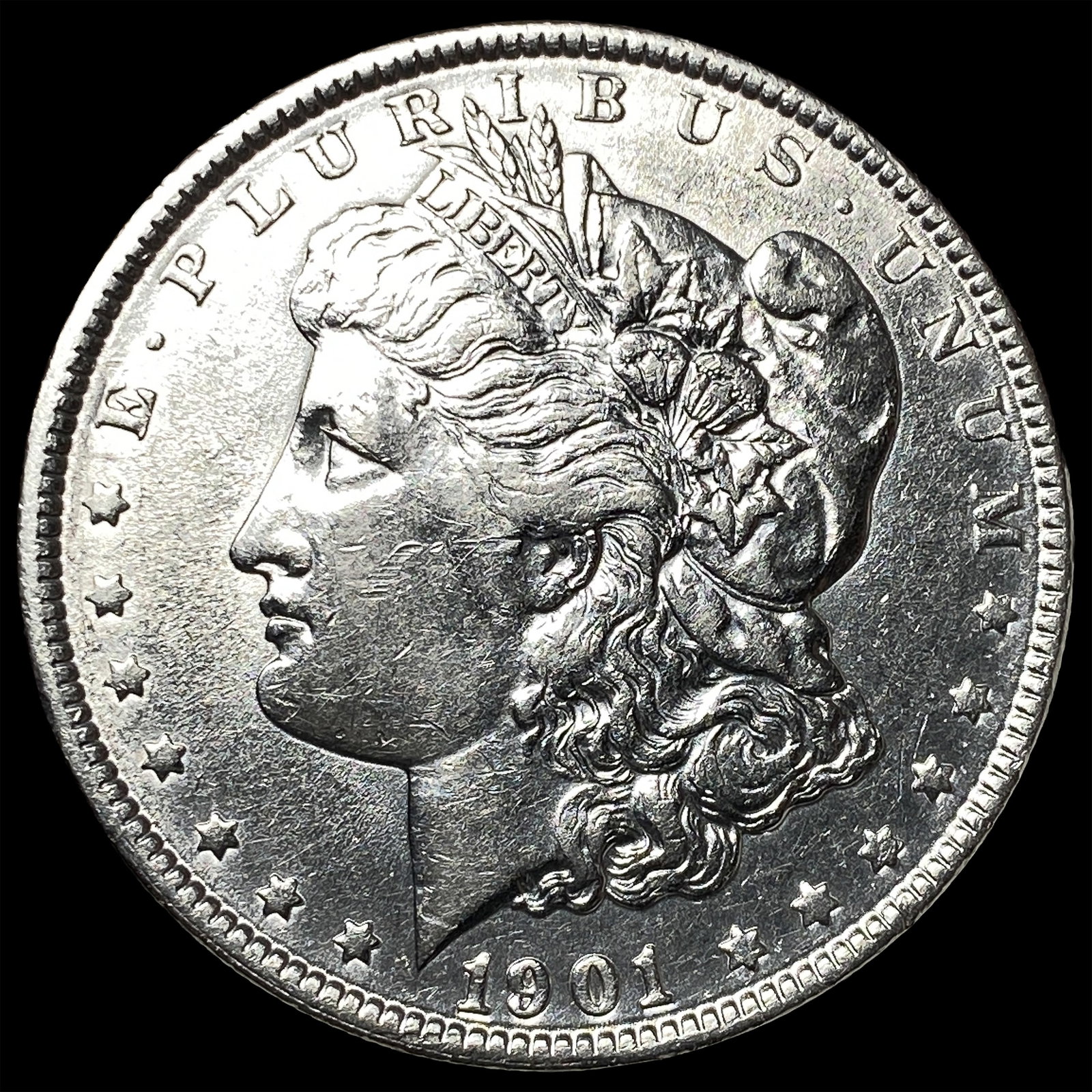 1901 Morgan Silver Dollar CHOICE AU: 1901 Morgan Silver Dollar CHOICE AU
