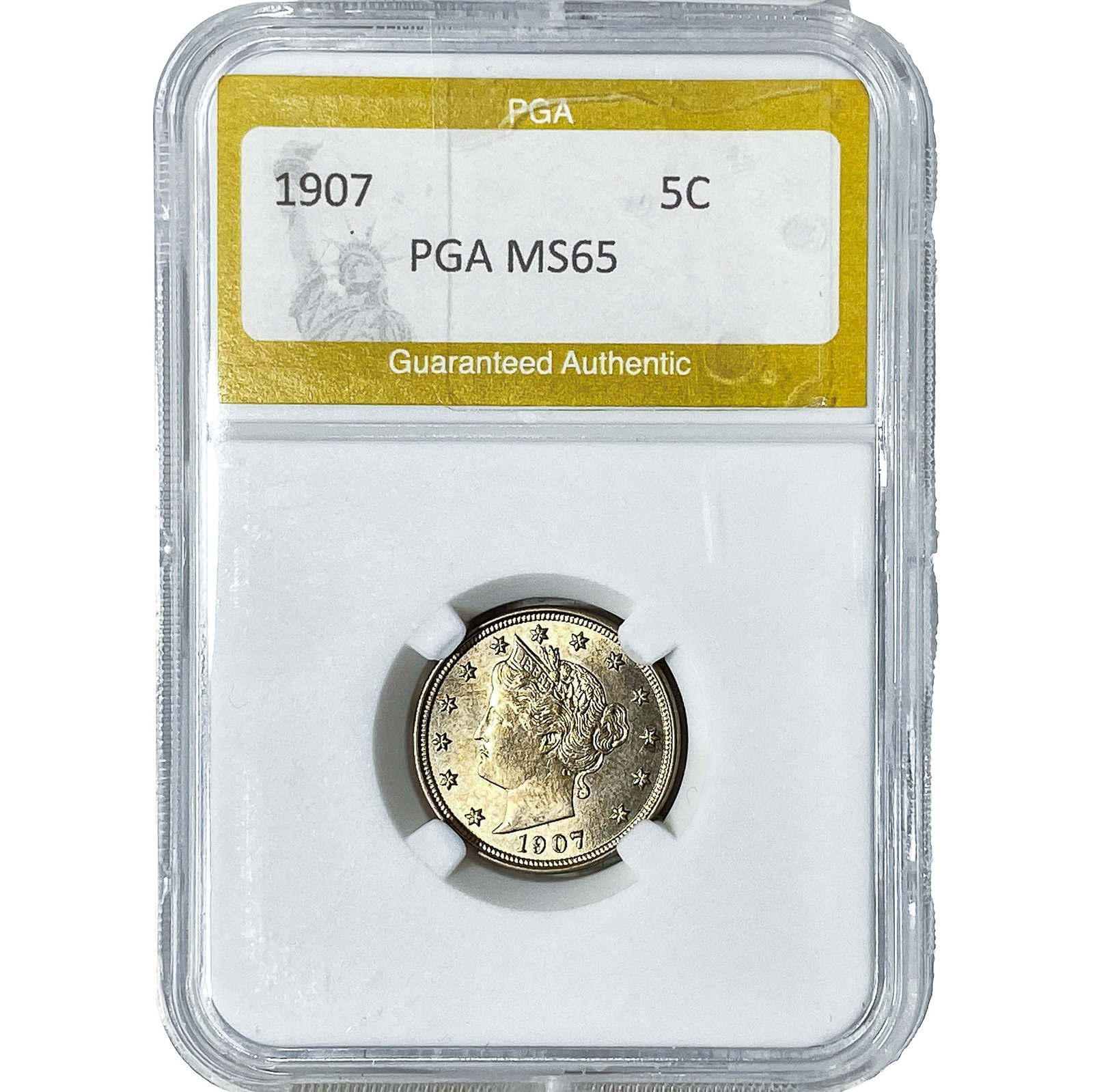 1907 Liberty Victory Nickel PGA MS65 (1 of 2)
