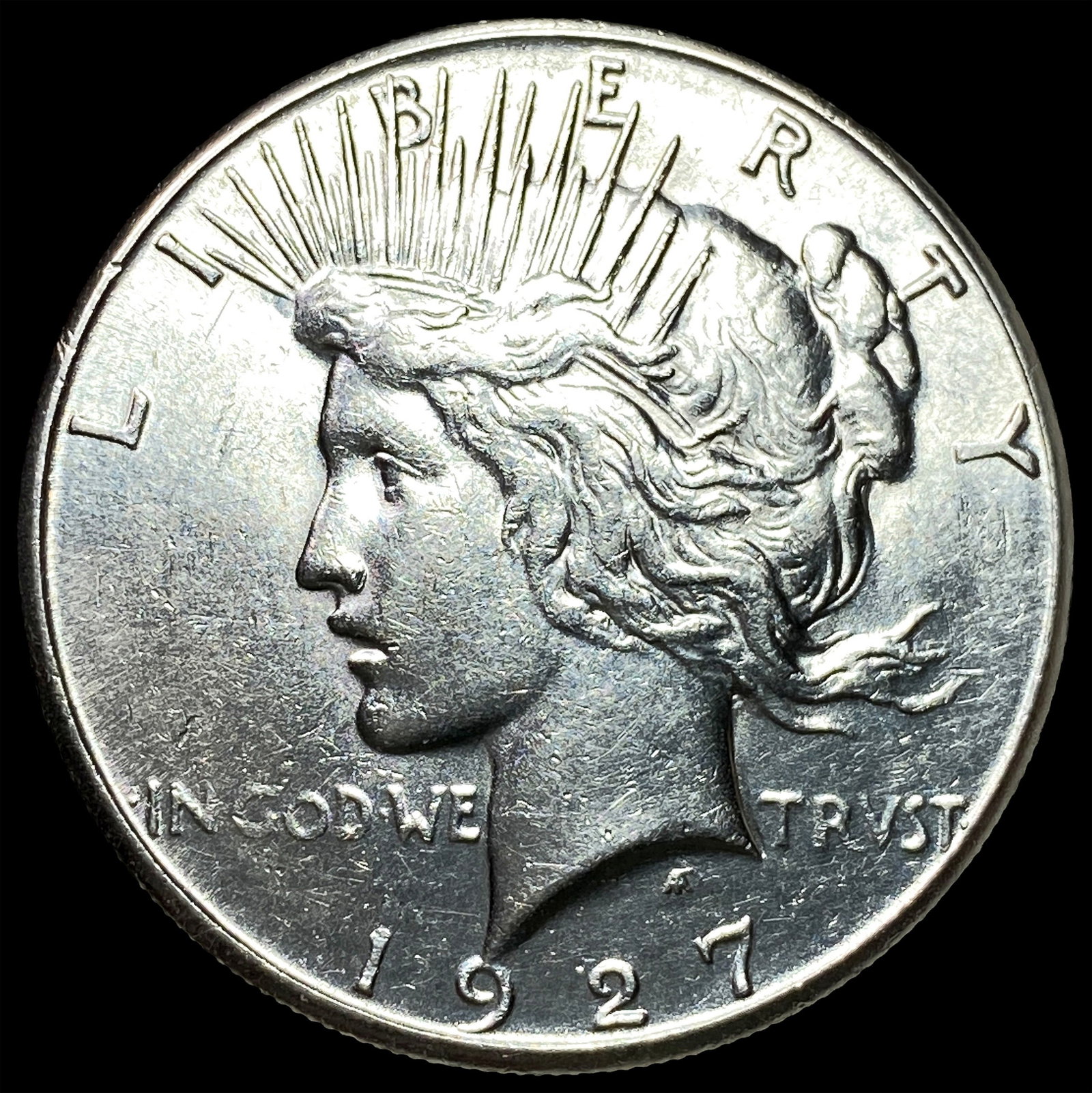 1927-S Silver Peace Dollar CLOSELY UNCIRCULATED: 1927-S Silver Peace Dollar CLOSELY UNCIRCULATED