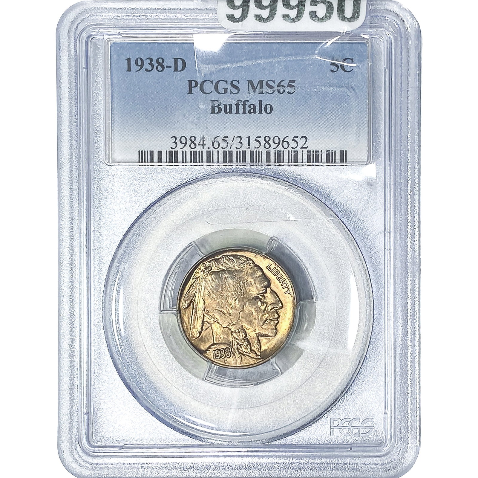 1938-D Buffalo Nickel PCGS MS65 (1 of 2)