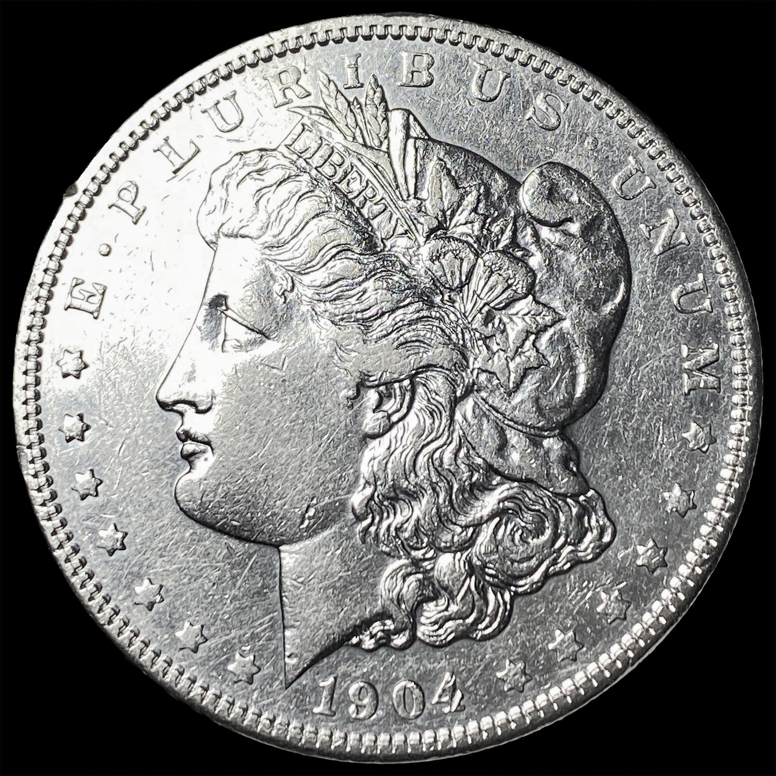 1904 Silver Morgan Dollar CHOICE AU (1 of 2)