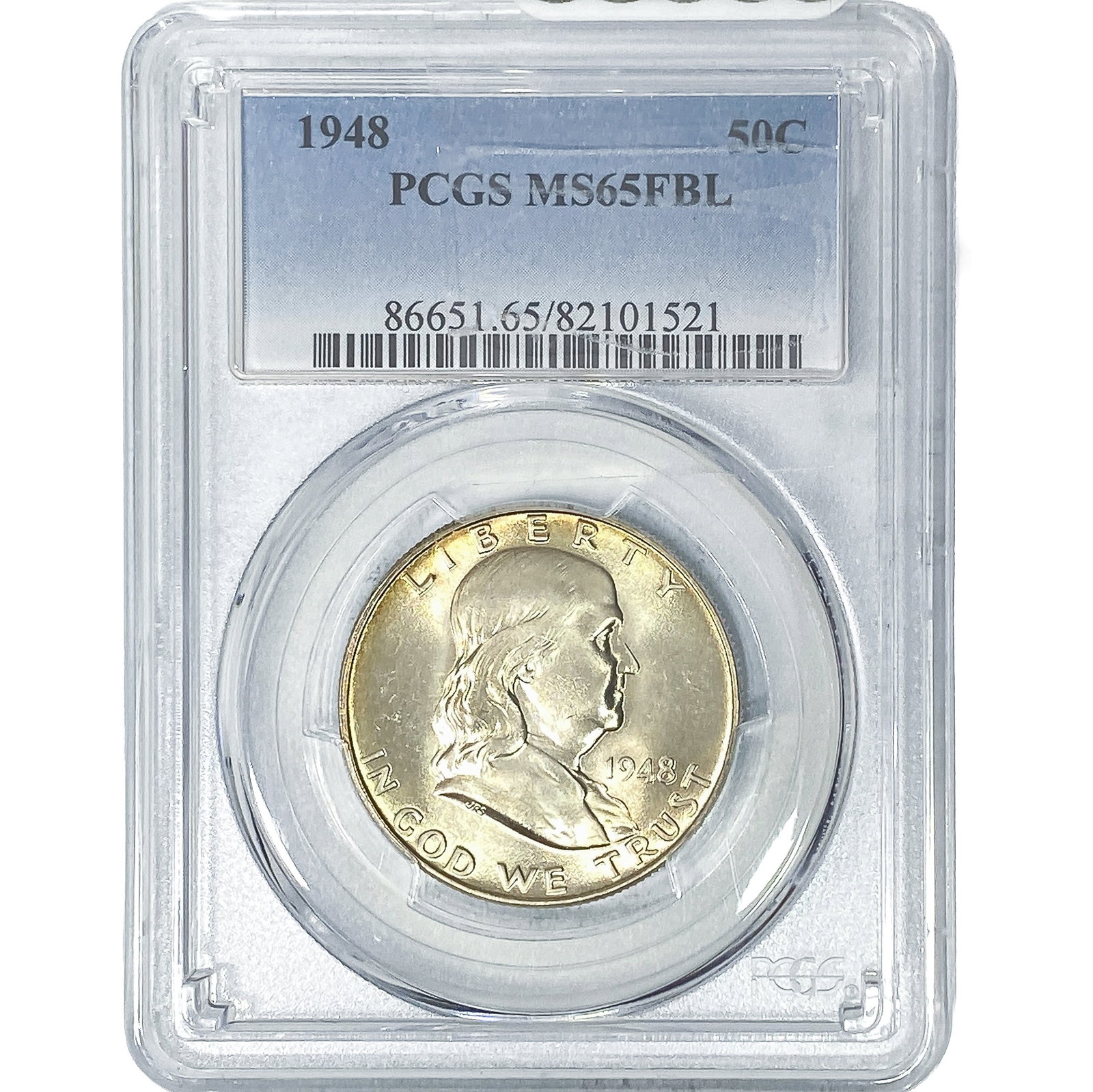 1948 Franklin Half Dollar PCGS MS65 FBL (1 of 2)