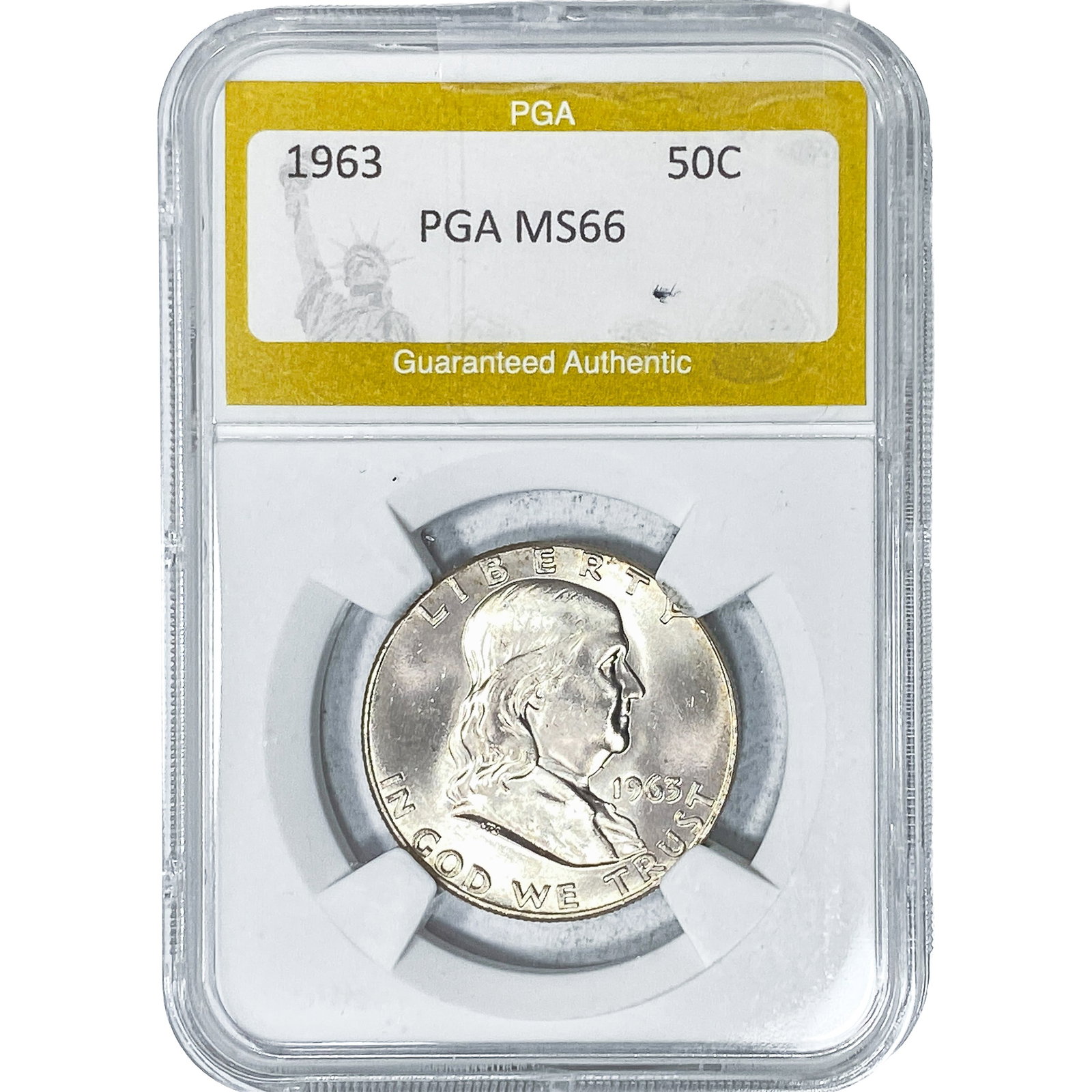 1963 Franklin Half Dollar PGA MS66 (1 of 2)