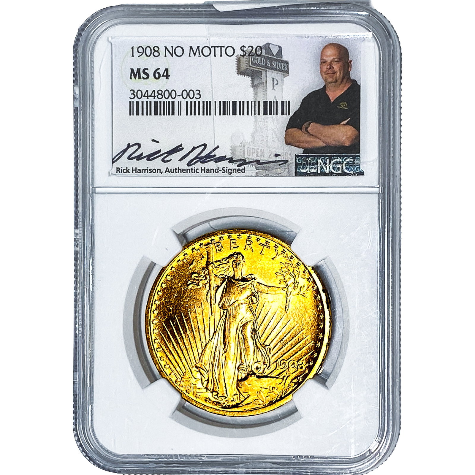 1908 $20 Gold Double Eagle NGC MS64 No Motto (1 of 4)