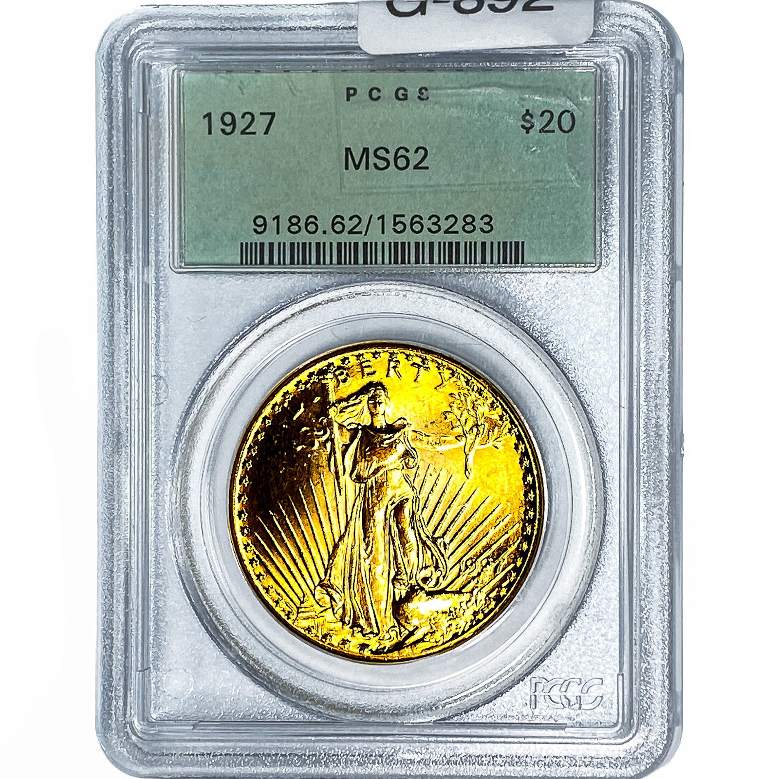 1927 $20 Gold Double Eagle PCGS MS62 (1 of 4)