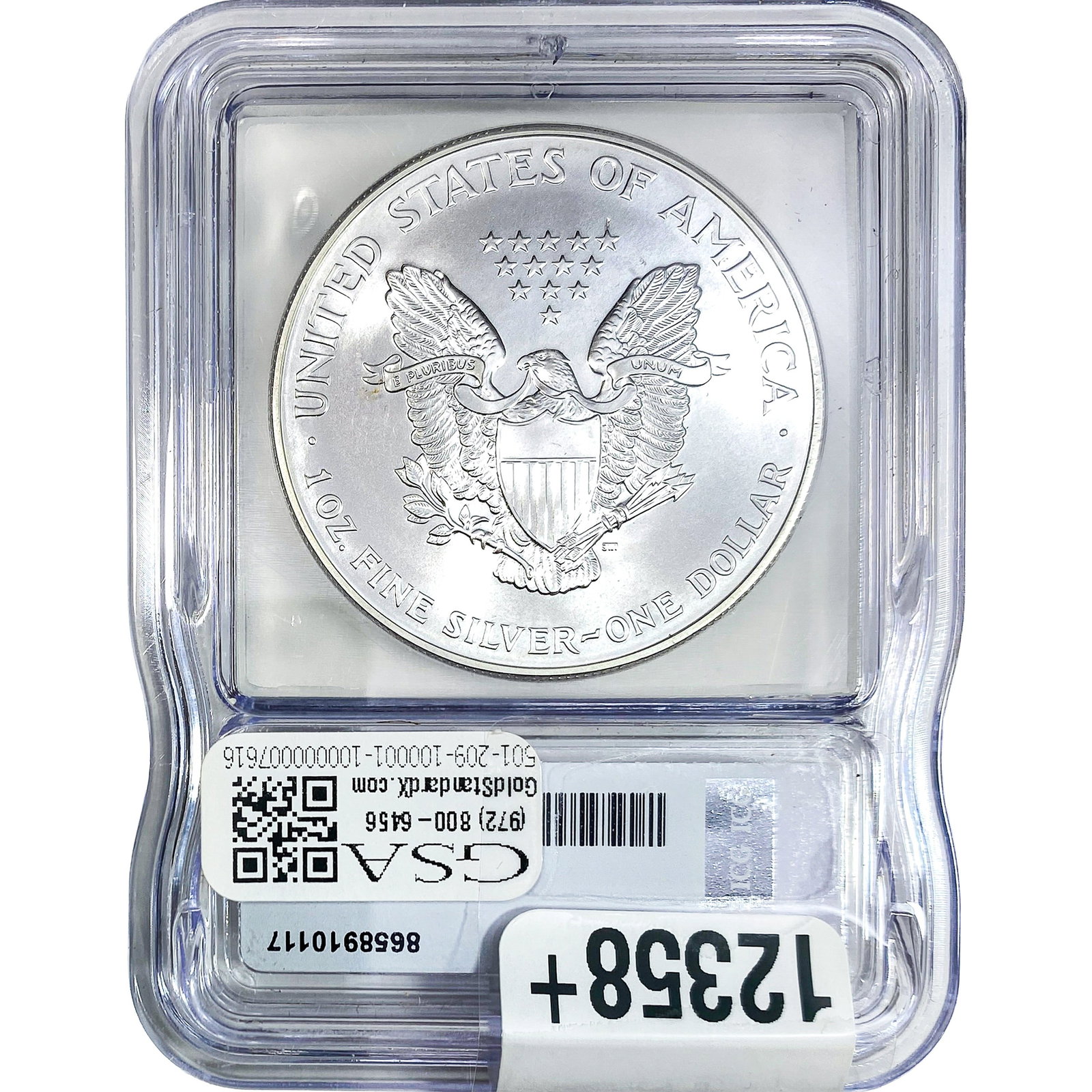 1999 Silver Eagle ICG MS70 - 2