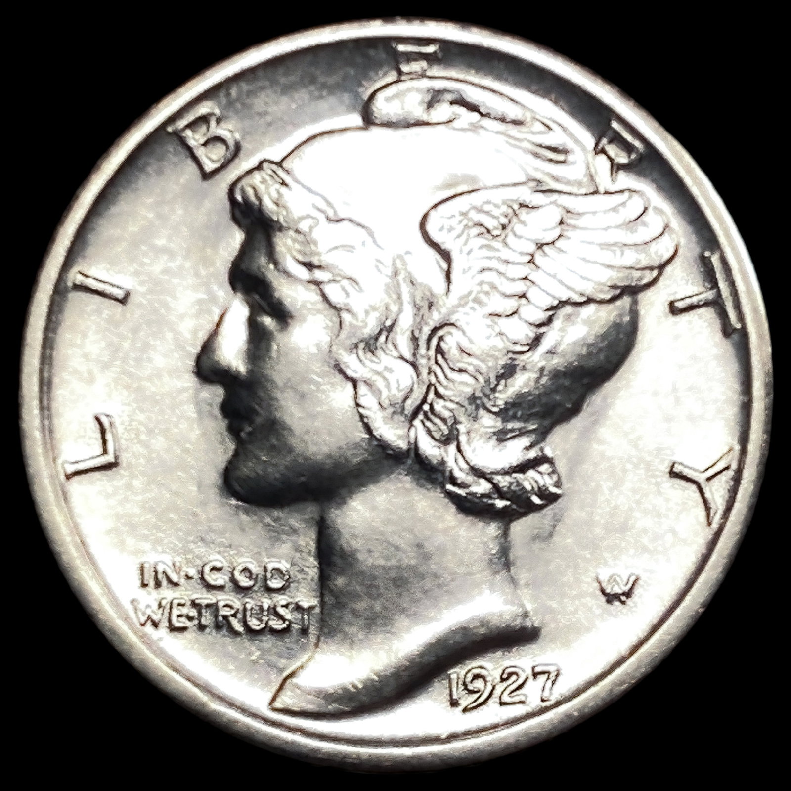 1927-S Mercury Dime: 1927-S Mercury Dime