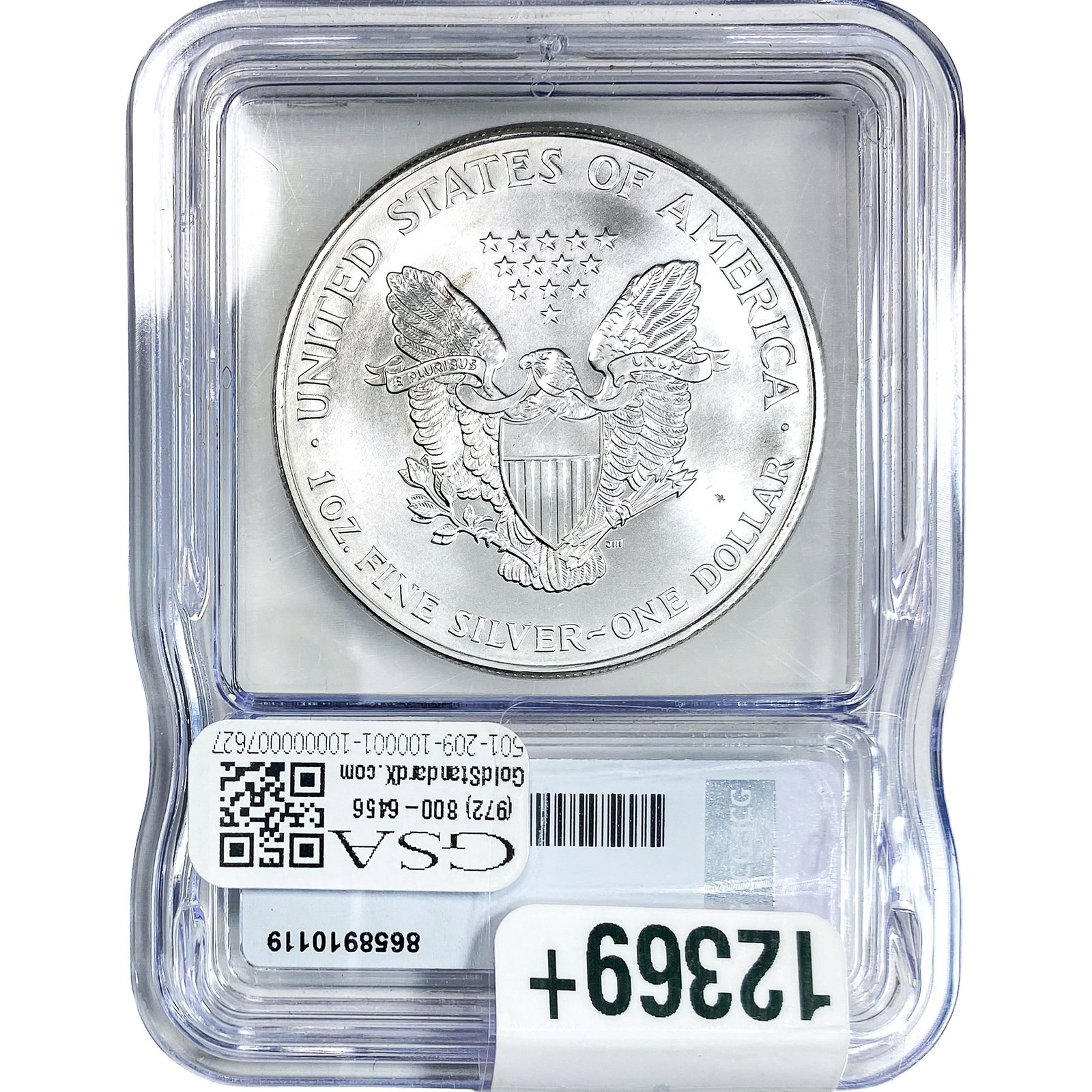 1999 Silver Eagle ICG MS70 - 2