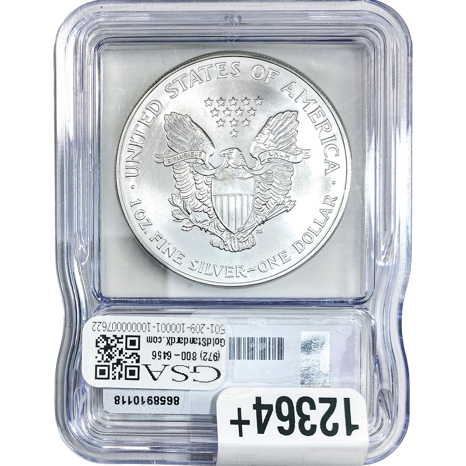 1999 Silver Eagle ICG MS70 - 2