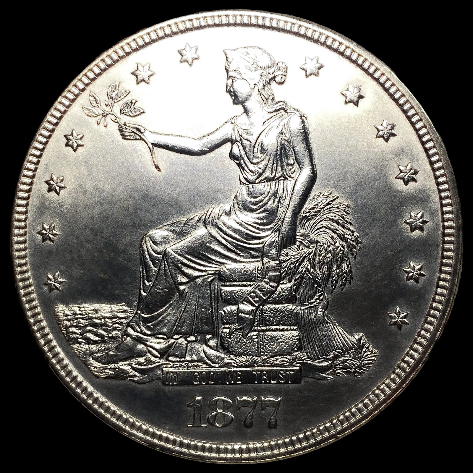 1877 Silver Trade Dollar: 1877 Silver Trade Dollar