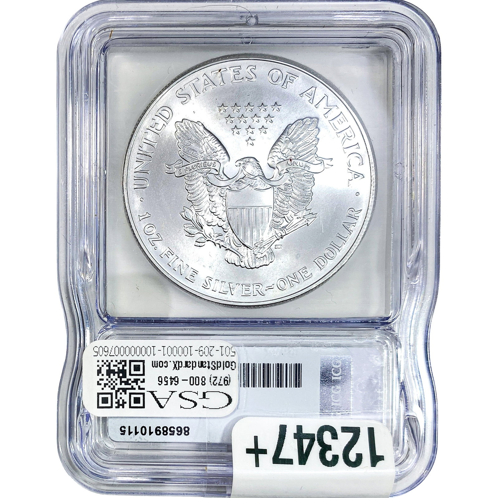 1999 Silver Eagle ICG MS70 - 2