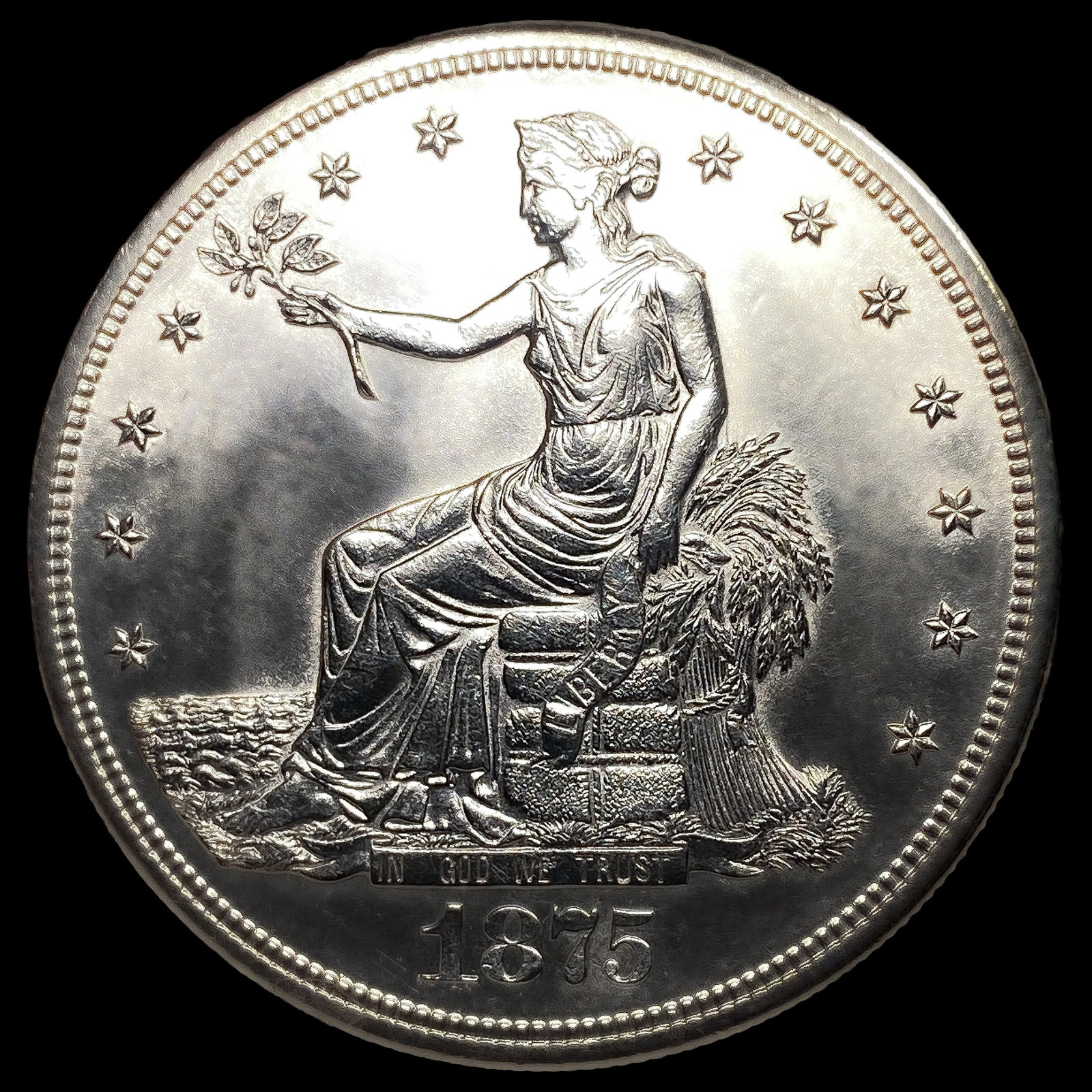 1875-S Silver Trade Dollar: 1875-S Silver Trade Dollar