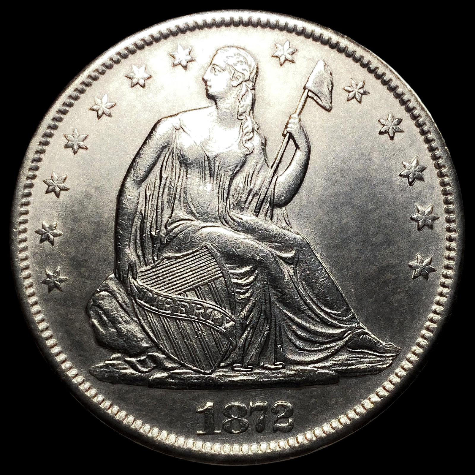 1872-S Seated Liberty Half Dollar: 1872-S Seated Liberty Half Dollar
