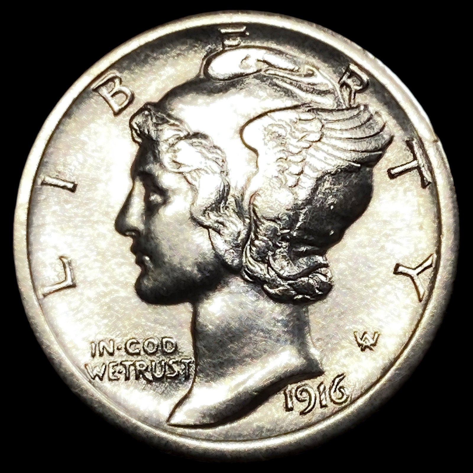 1916-D Mercury Dime: 1916-D Mercury Dime