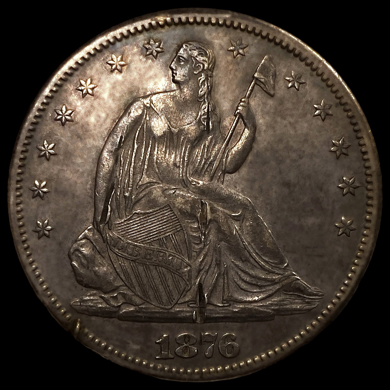 1876-CC Seated Liberty Half Dollar: 1876-CC Seated Liberty Half Dollar