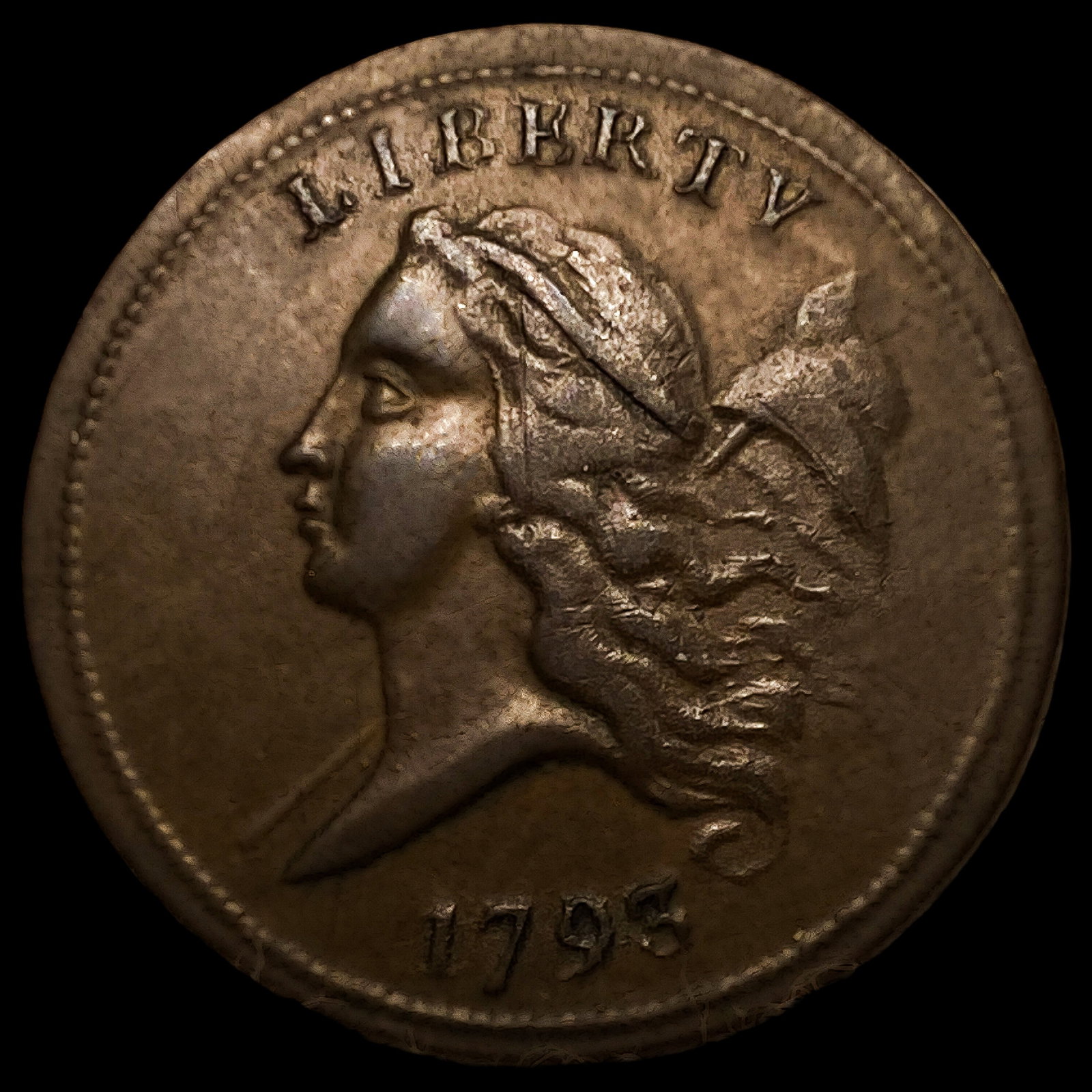 1793 Liberty Cap Half Cent: 1793 Liberty Cap Half Cent
