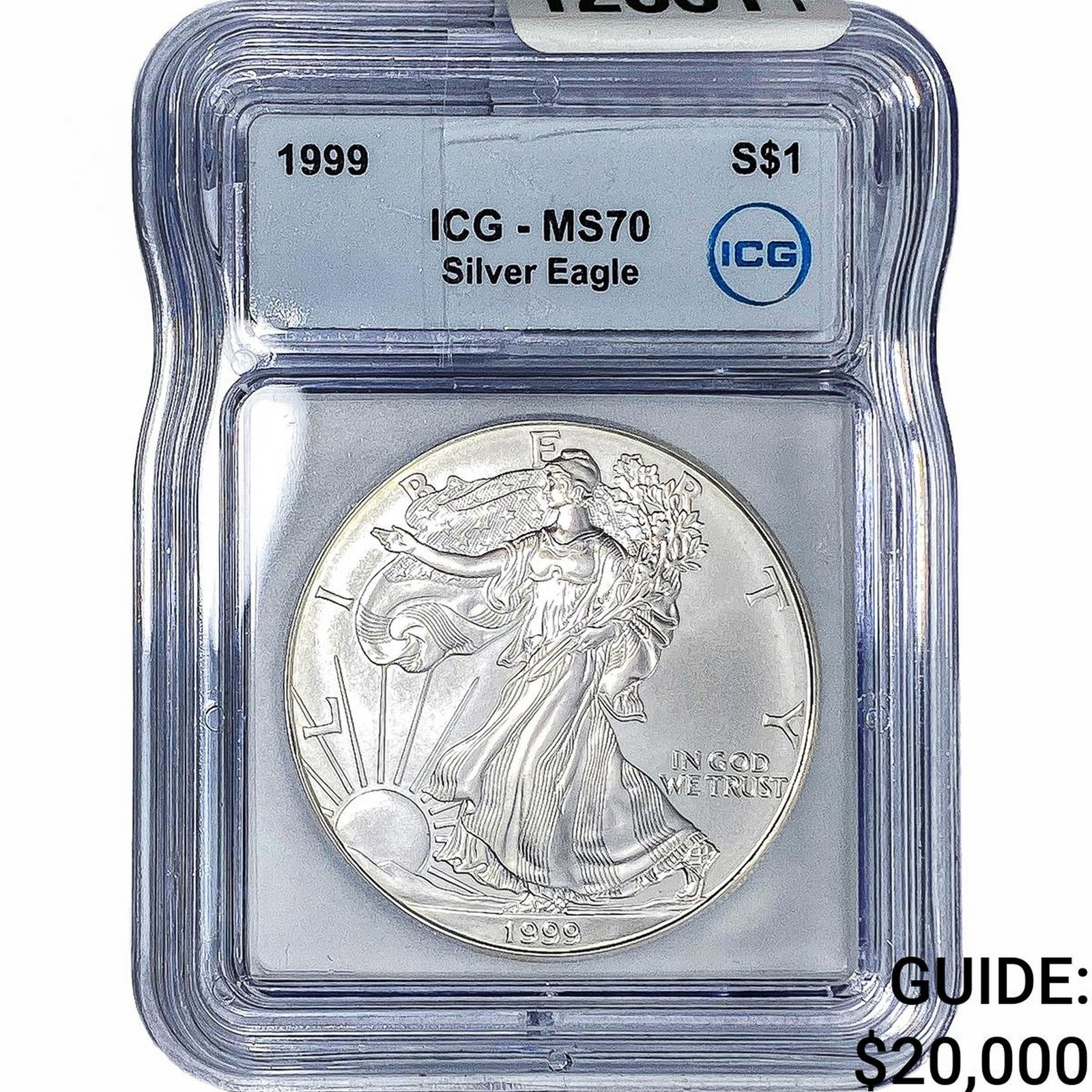 1999 Silver Eagle ICG MS70: 1999 Silver Eagle ICG MS70