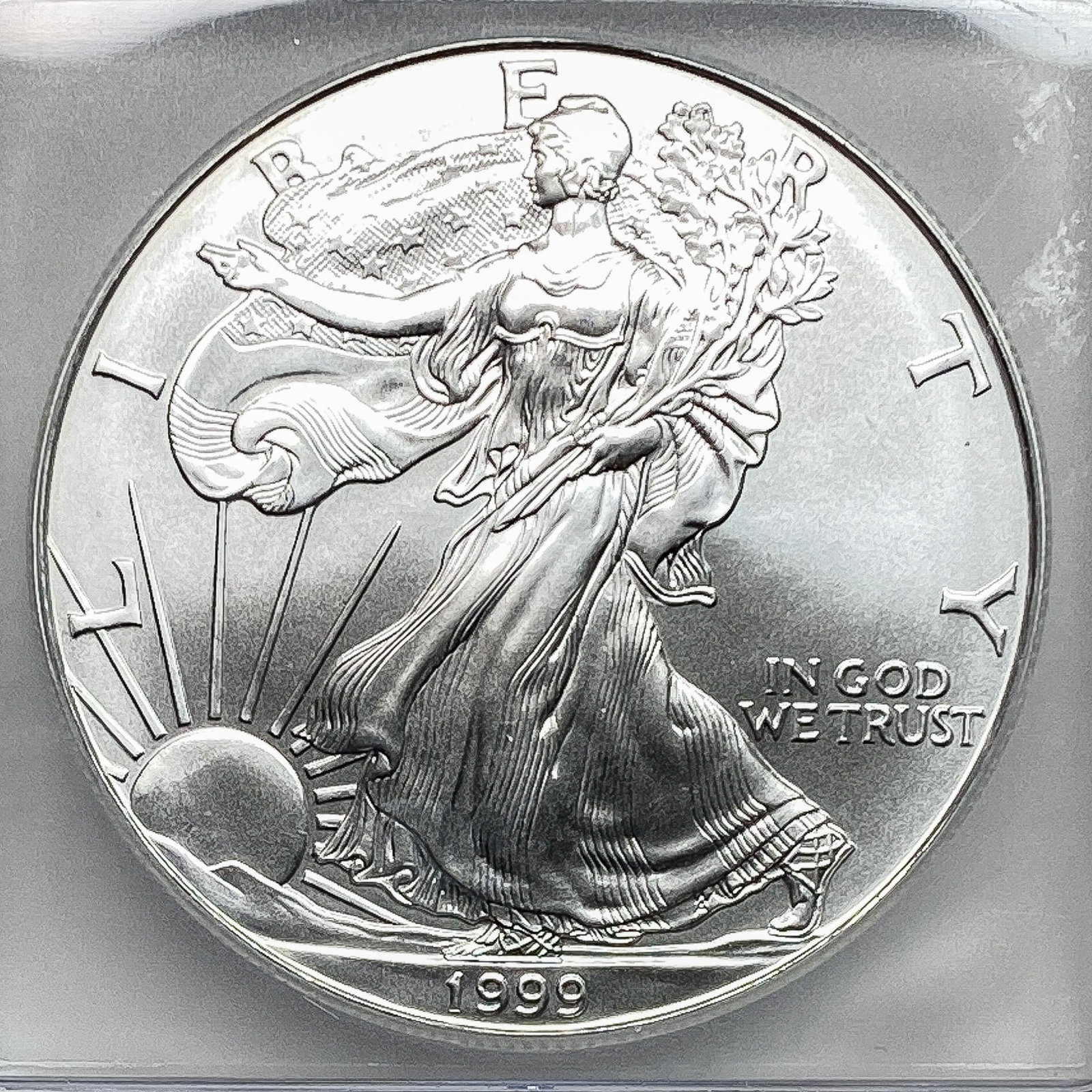 1999 Silver Eagle ICG MS70 - 3