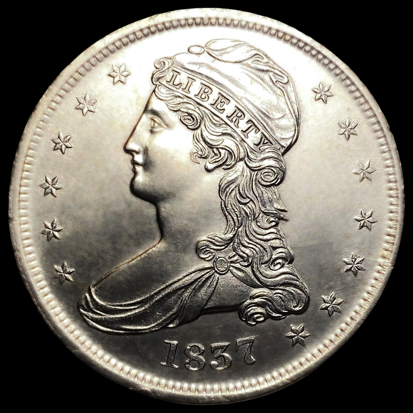 1837 Capped Bust Half Dollar (1 of 2)