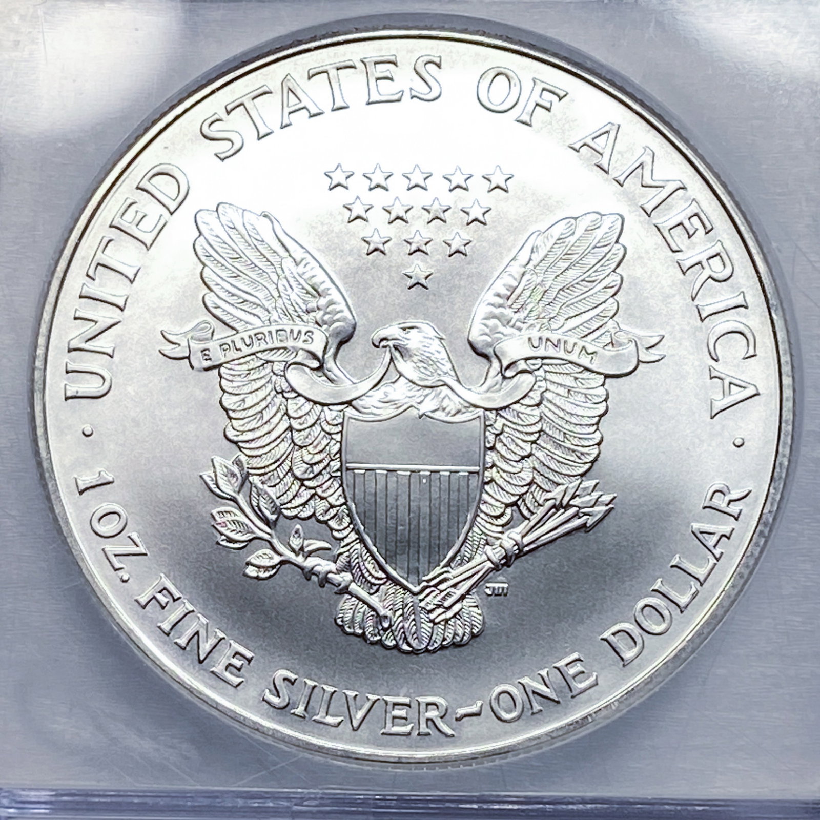 1999 Silver Eagle ICG MS70 - 4