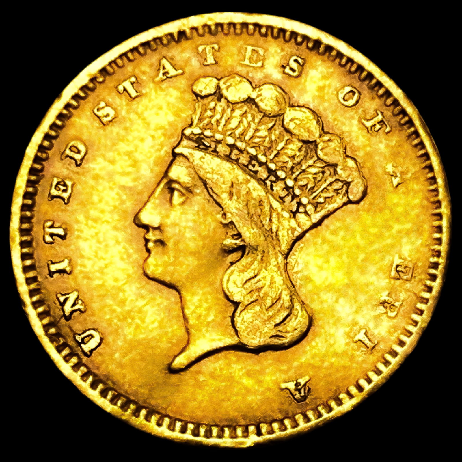 1857-S Rare Gold Dollar: 1857-S Rare Gold Dollar