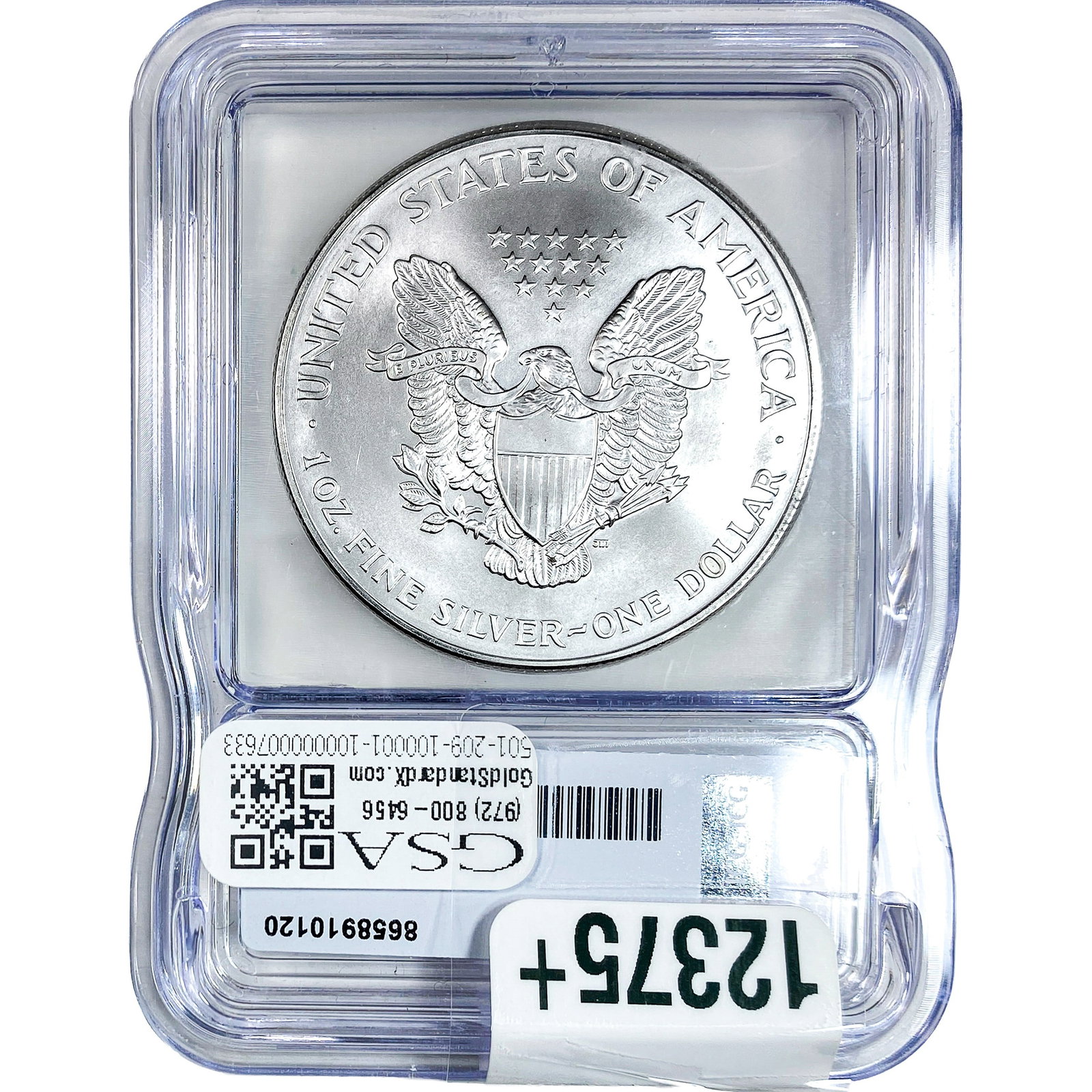1999 Silver Eagle ICG MS70 - 2
