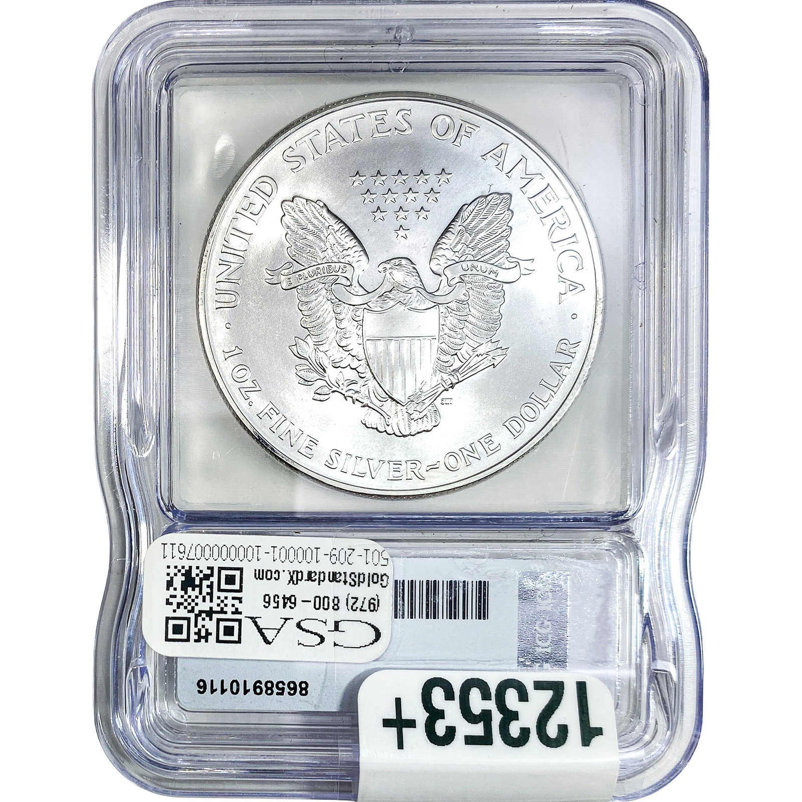 1999 Silver Eagle ICG MS70 - 2