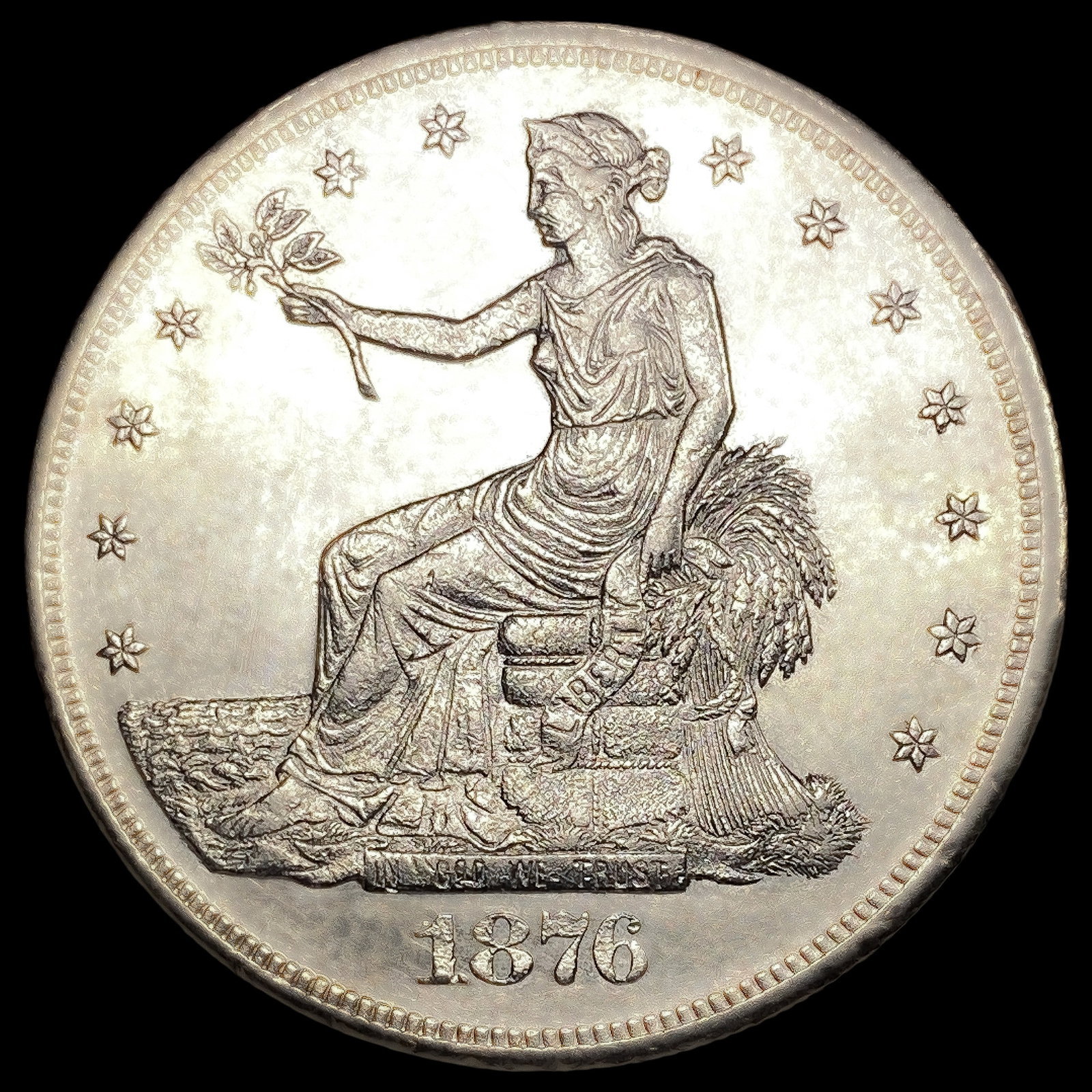 1876-CC Silver Trade Dollar: 1876-CC Silver Trade Dollar