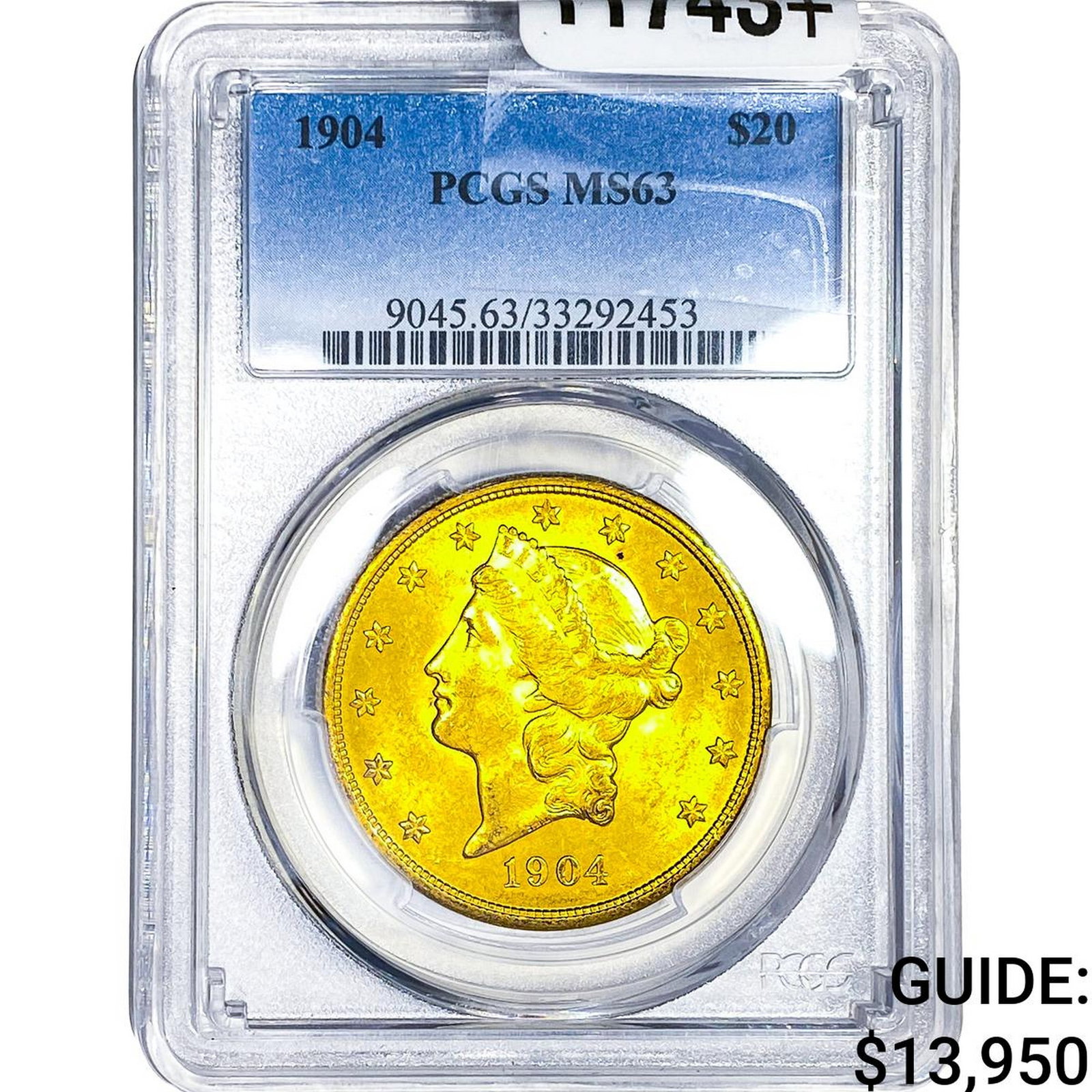 1904 $20 Gold Double Eagle PCGS MS63 (1 of 4)