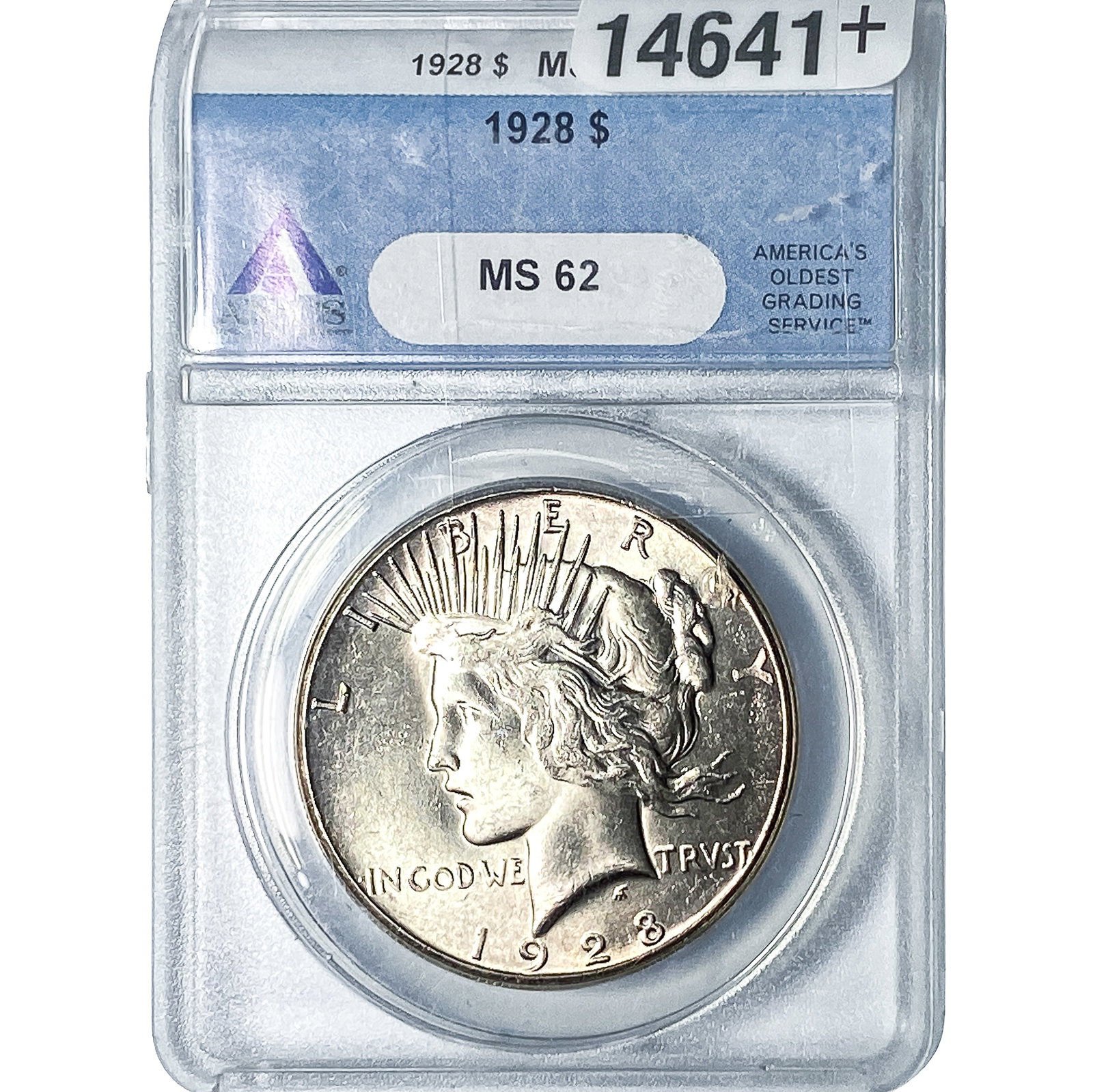 1928 Silver Peace Dollar ANACS MS62 (1 of 4)