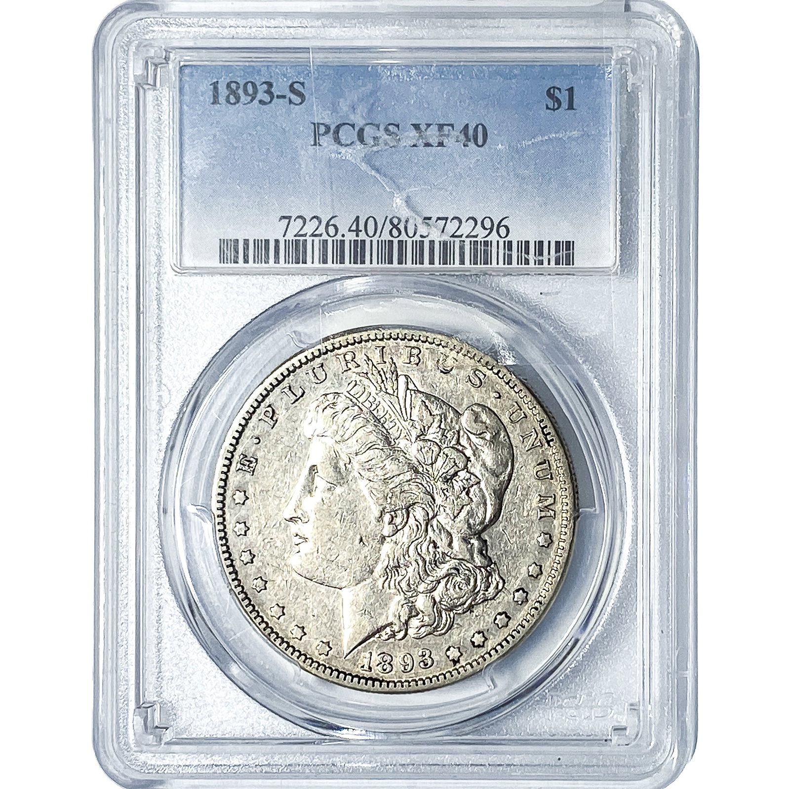 1893-S Morgan Silver Dollar PCGS XF45 (1 of 4)