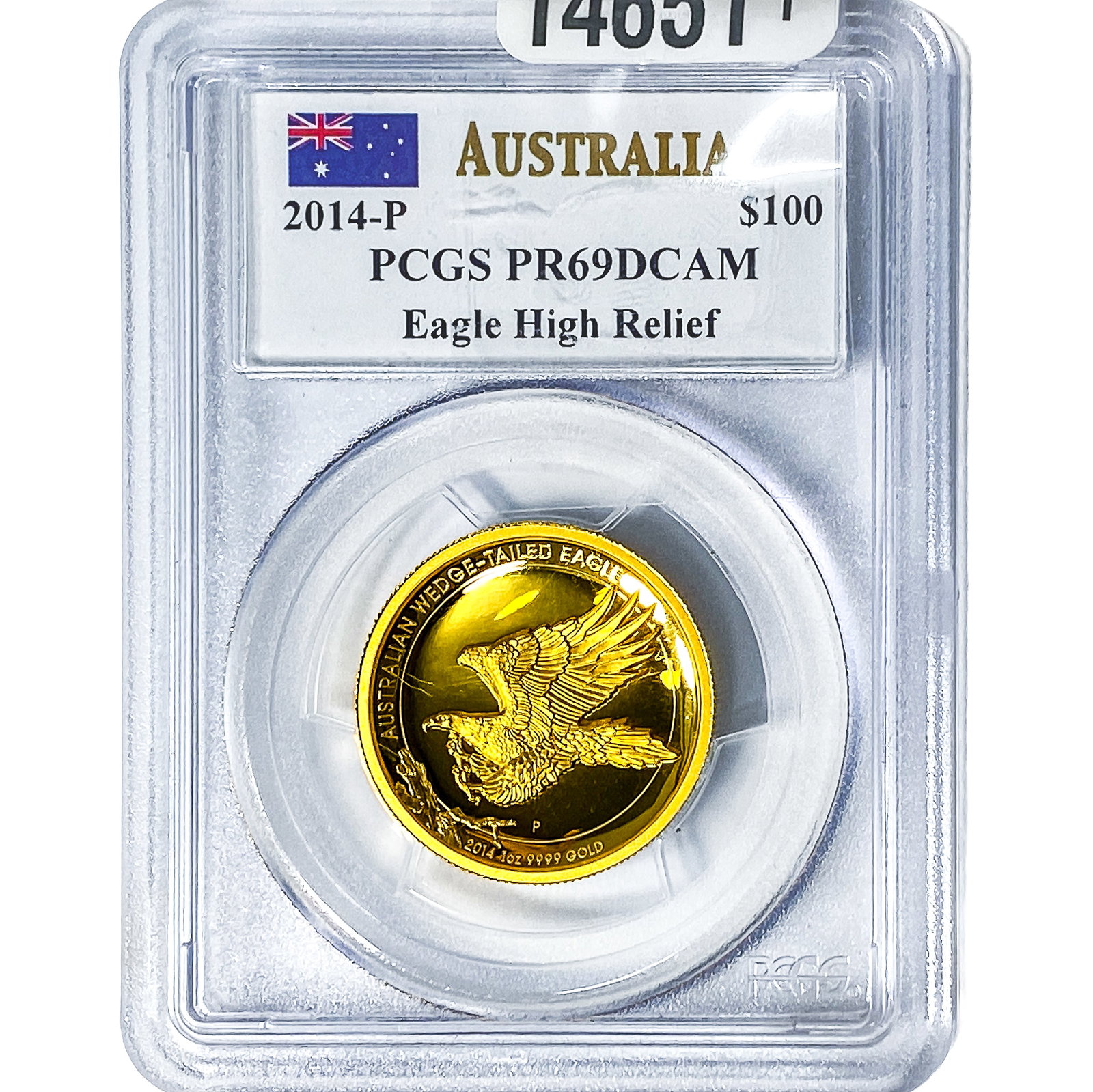 2014-P $100 Wedge-Tailed Eagle 1oz PCGS PR69 DCAM (1 of 4)