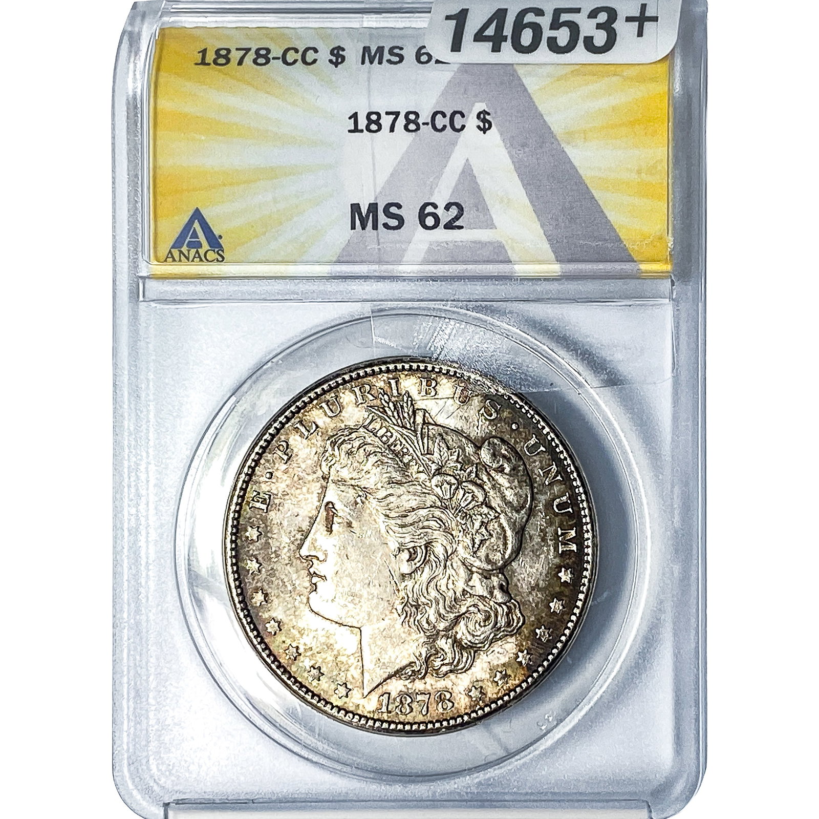 1878-CC Morgan Silver Dollar ANACS MS62 (1 of 4)