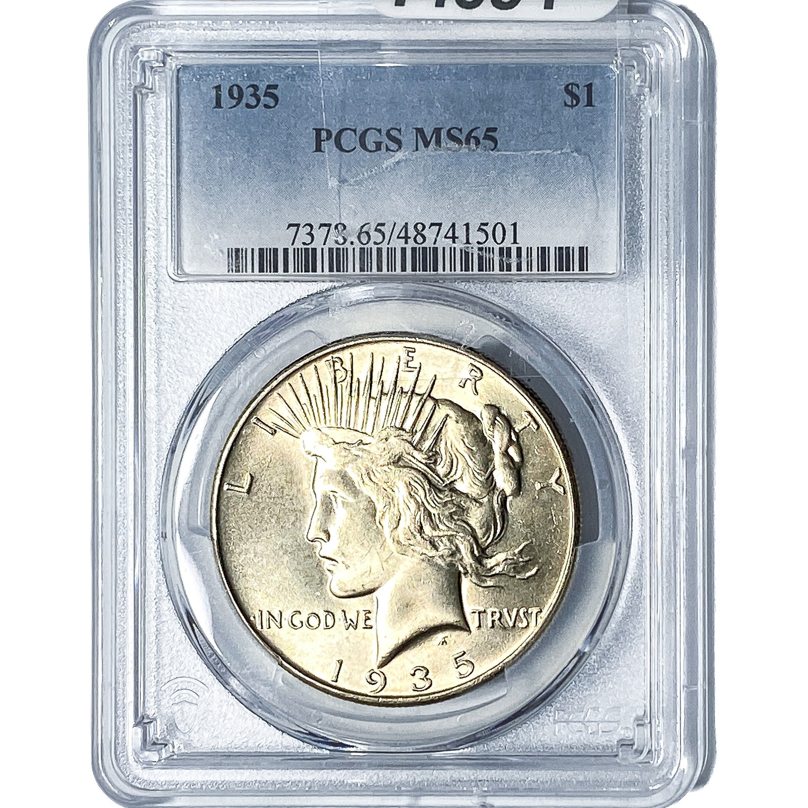 1935 Silver Peace Dollar PCGS MS65 (1 of 4)