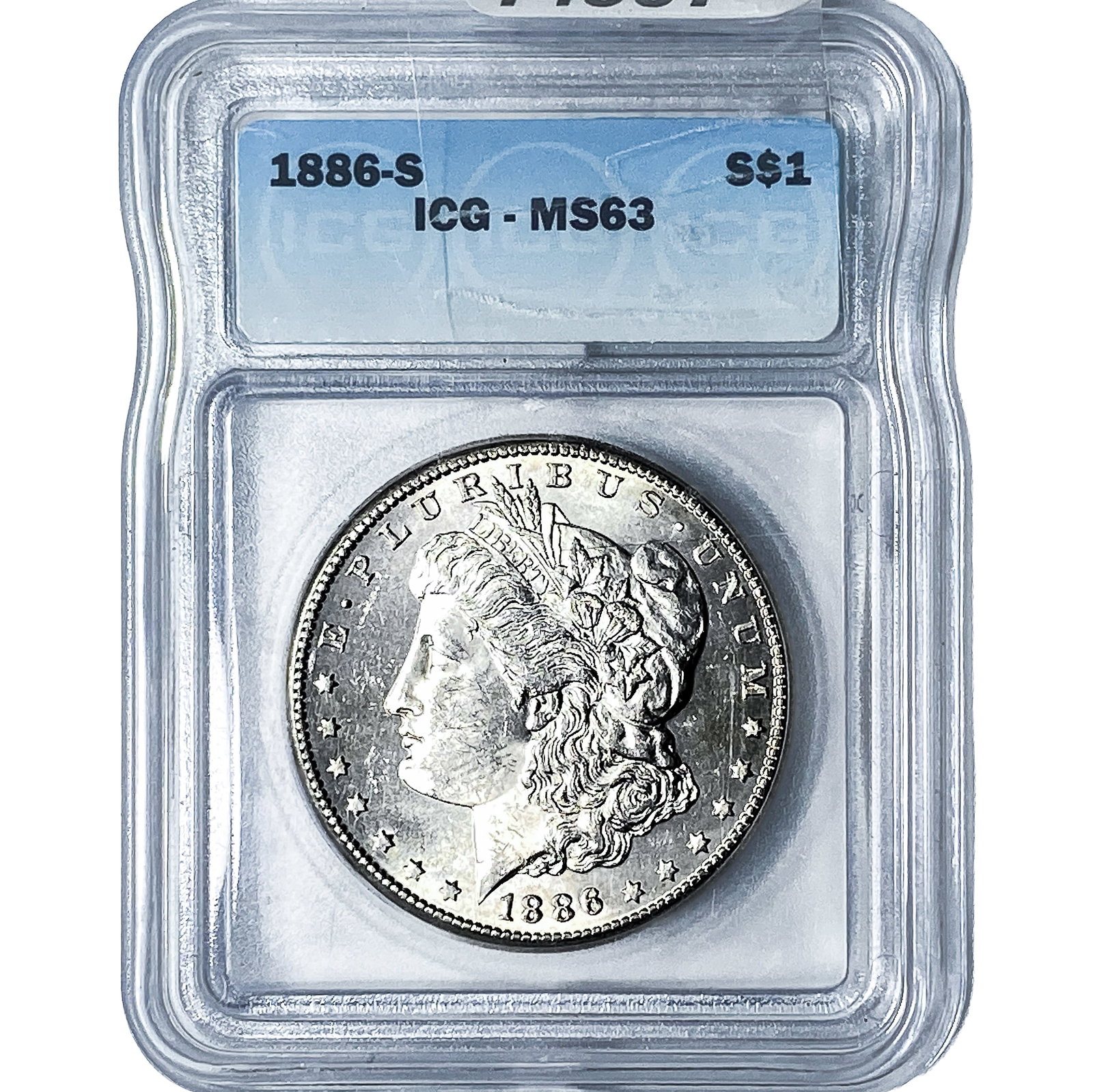 1886-S Morgan Silver Dollar ICG MS63 (1 of 4)