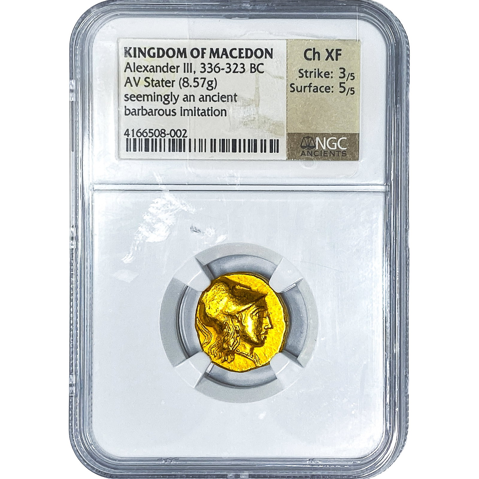 Alexander III, 336-323 BC KingdomofMacedon NGC CHXF: Alexander III, 336-323 BC KingdomofMacedon NGC CHXF