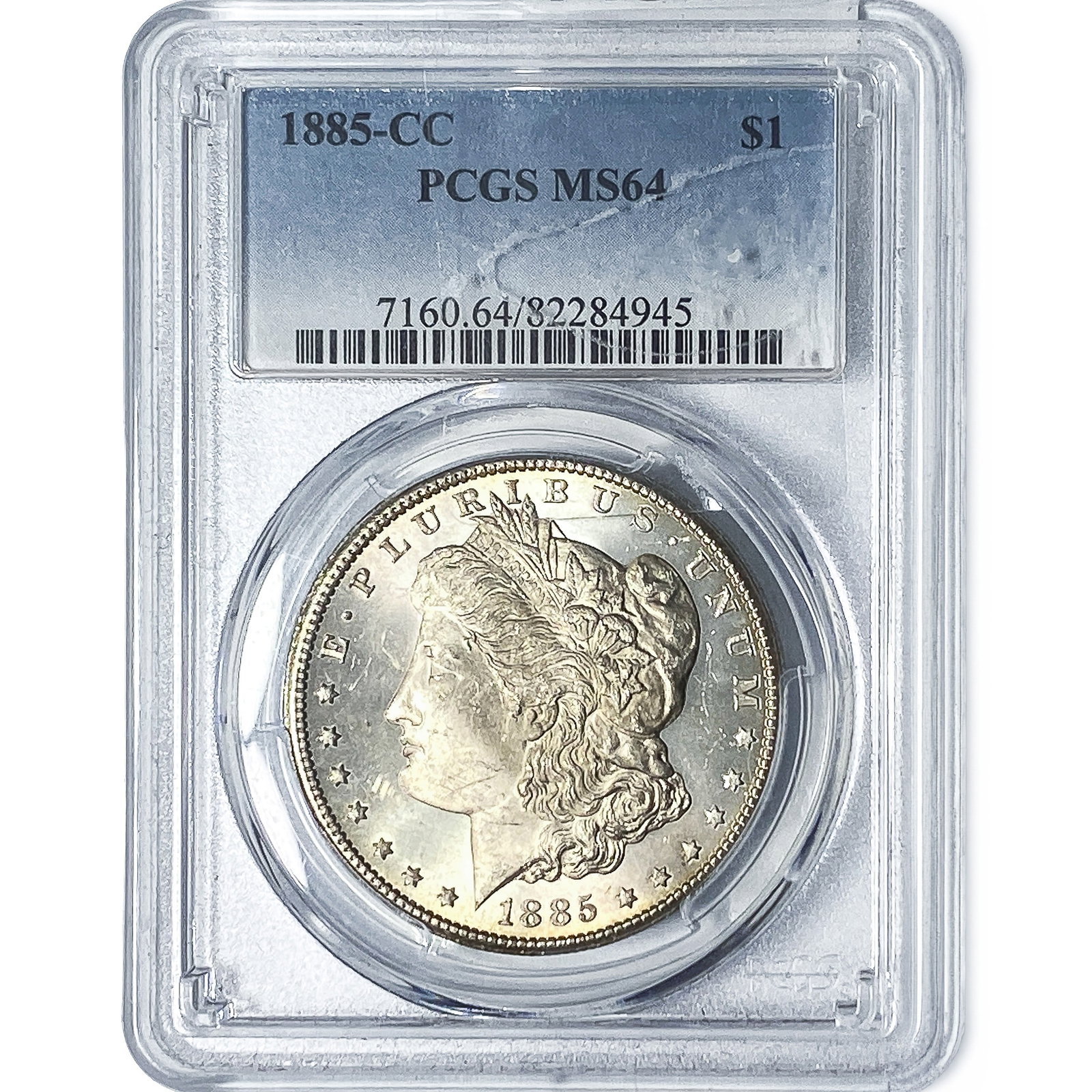 1885-CC Morgan Silver Dollar PCGS MS64 (1 of 4)