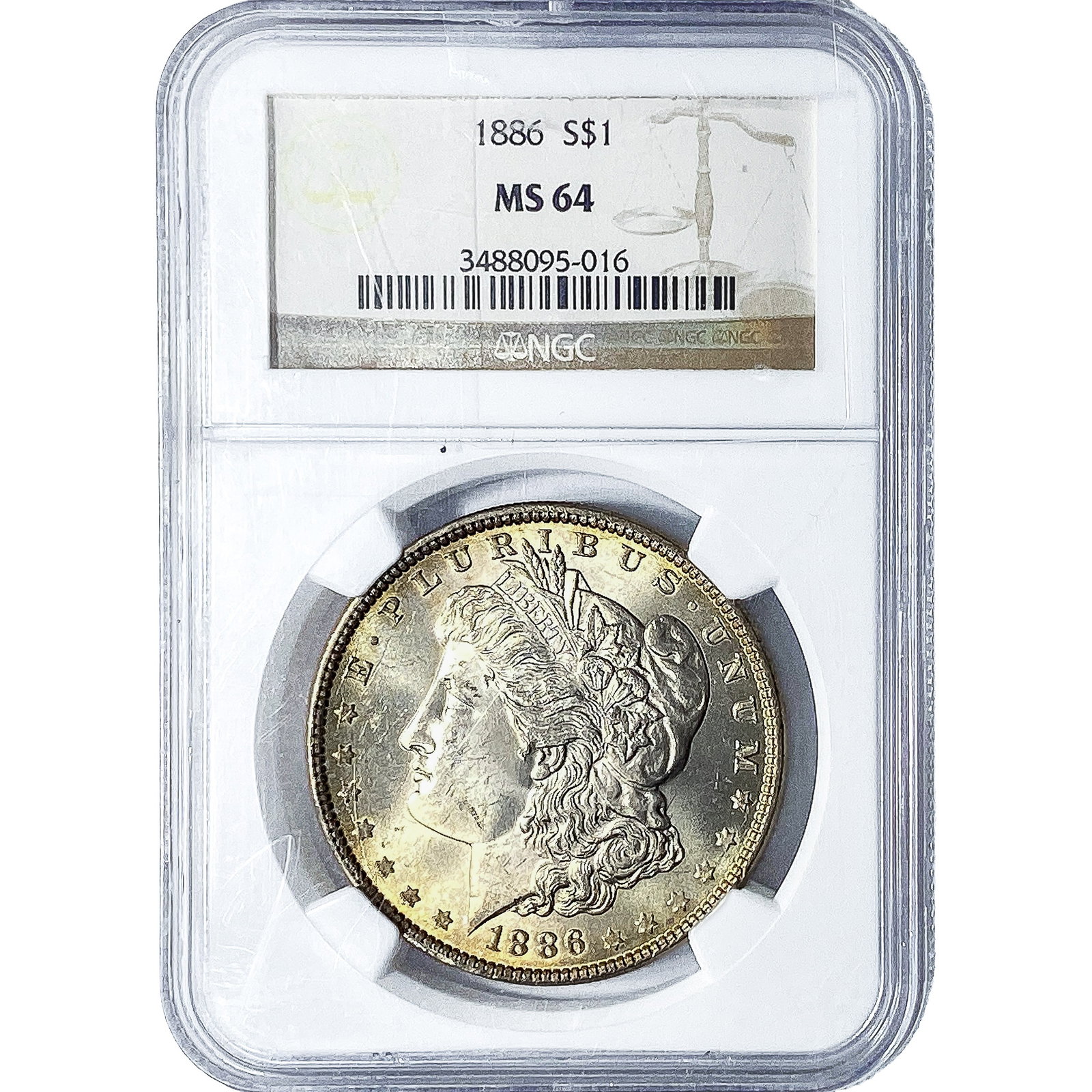 1886 Morgan Silver Dollar NGC MS64 (1 of 2)