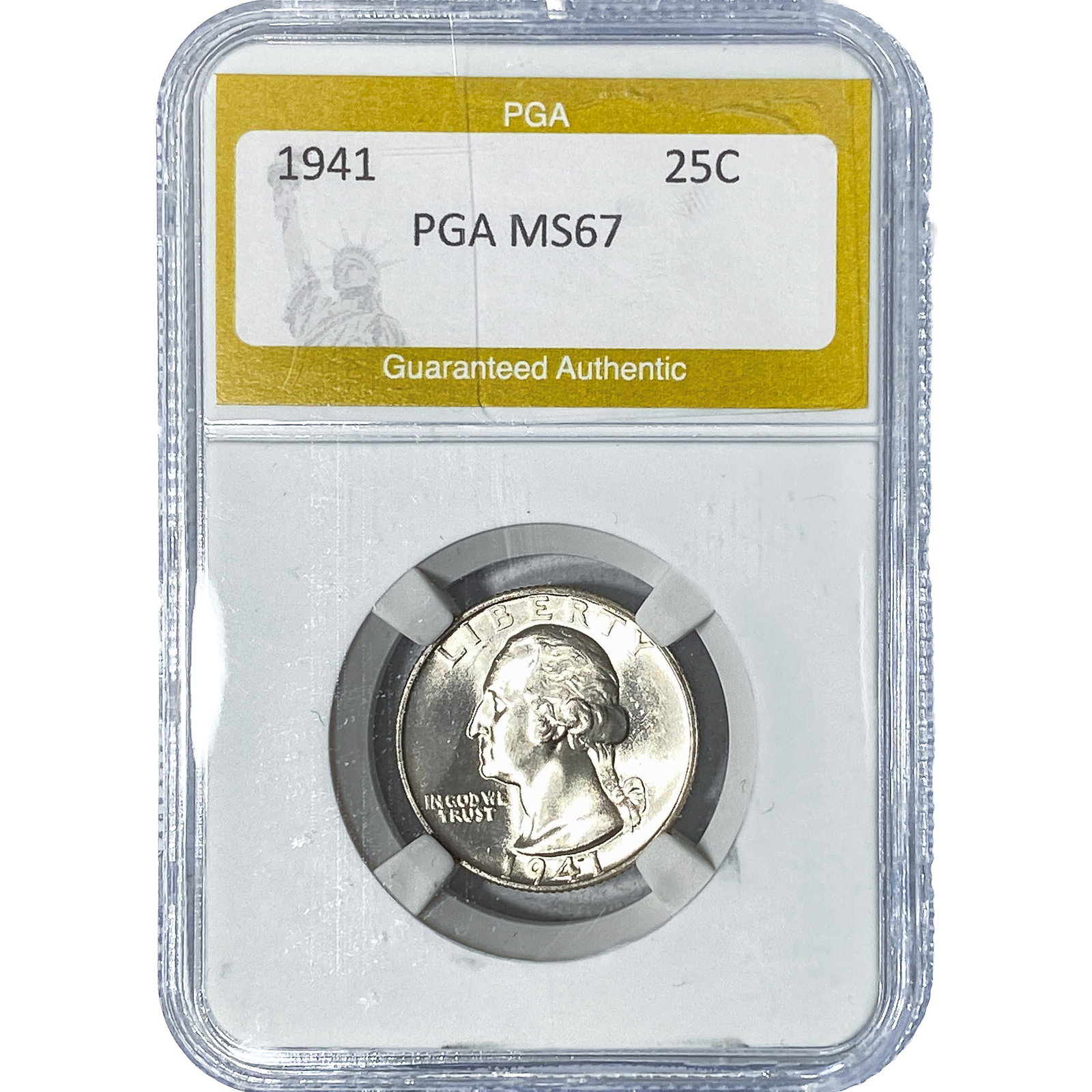 1941 Washington Silver Quarter PGA MS67 (1 of 2)