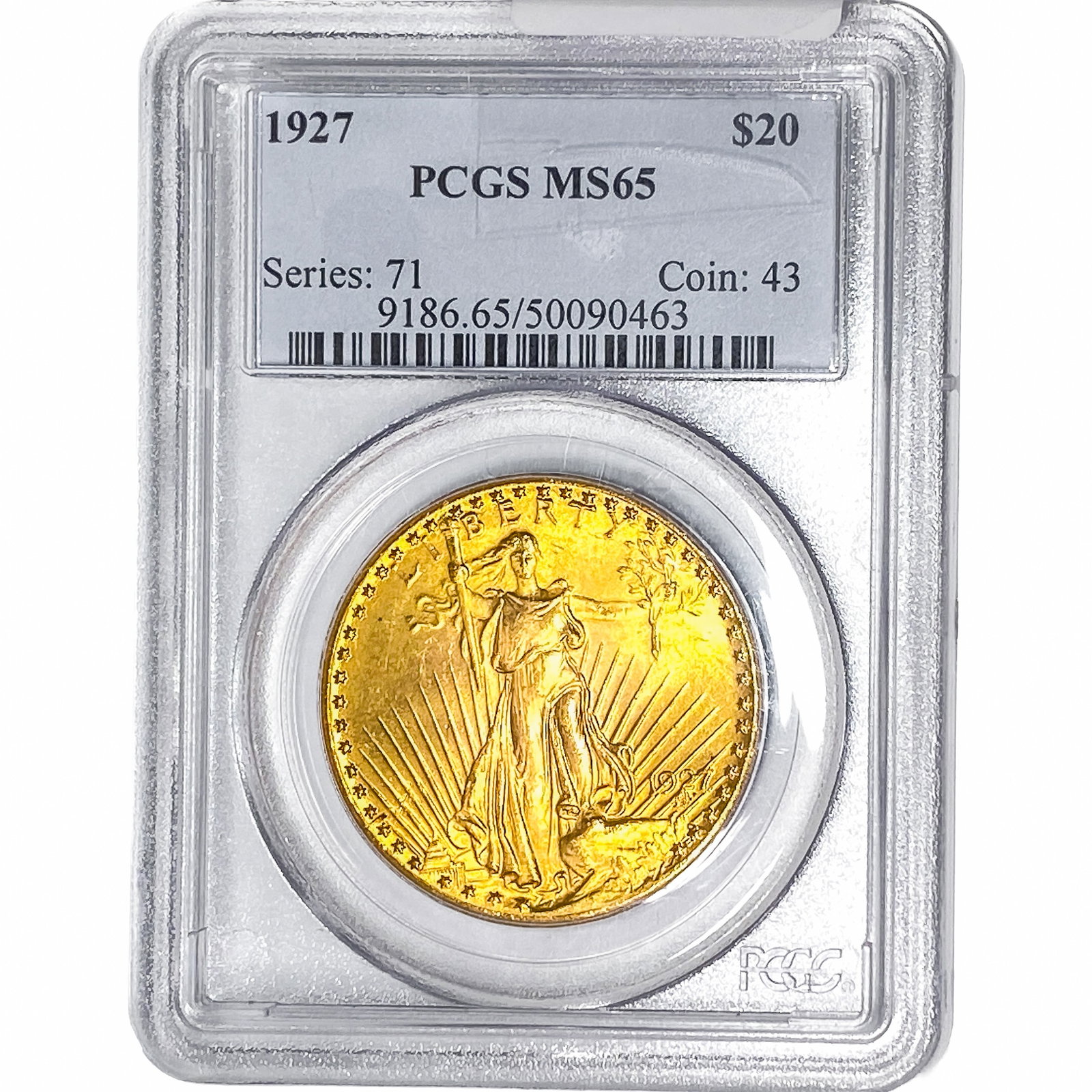 1927 $20 Gold Double Eagle PCGS MS65 (1 of 4)