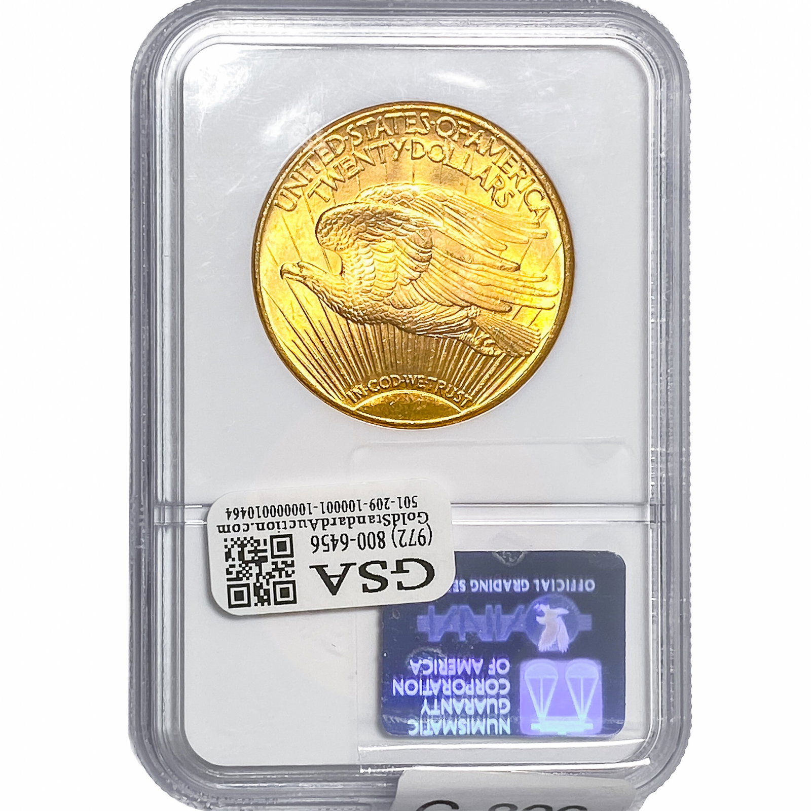 1925 $20 Gold Double Eagle NGC MS64 - 2