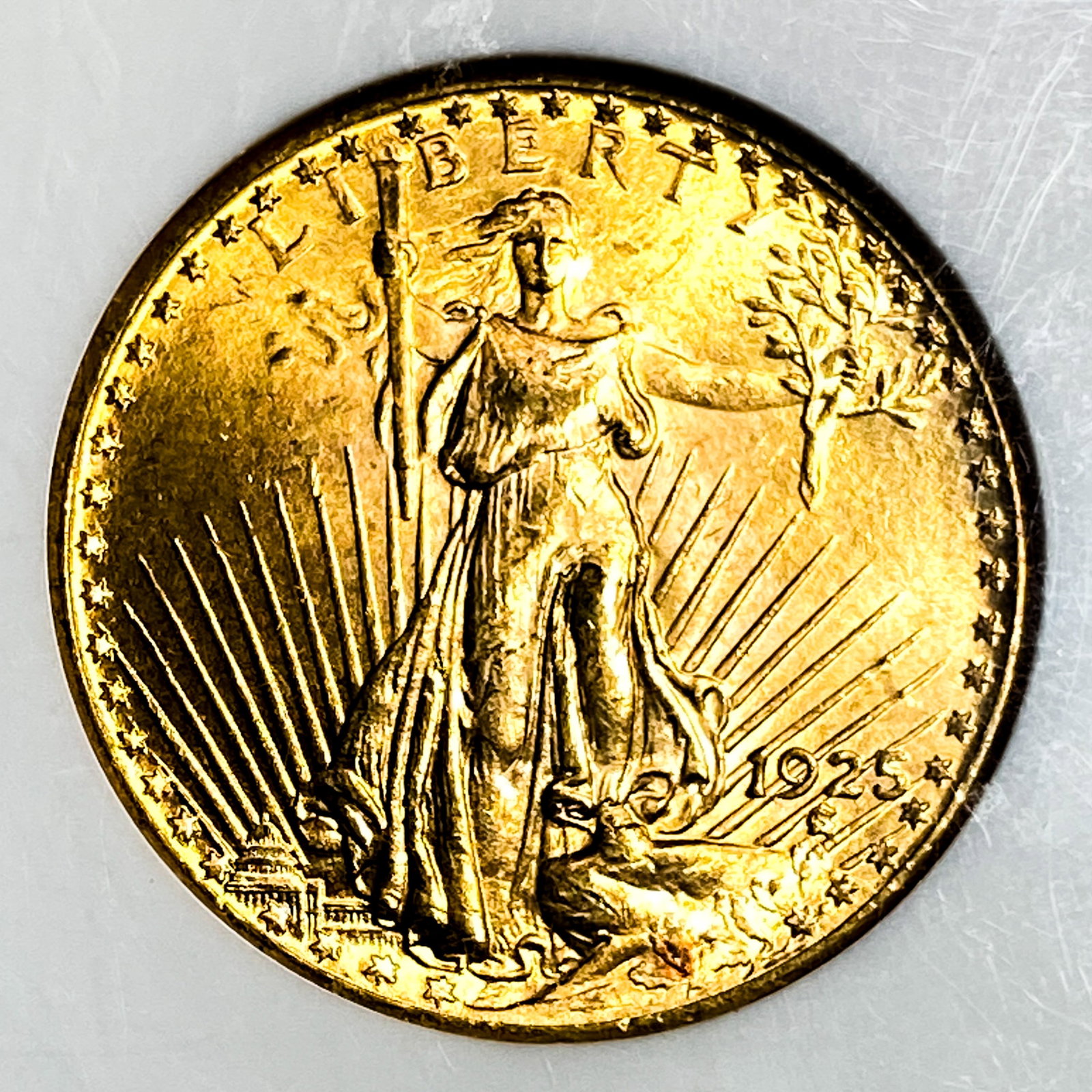 1925 $20 Gold Double Eagle NGC MS64 - 3