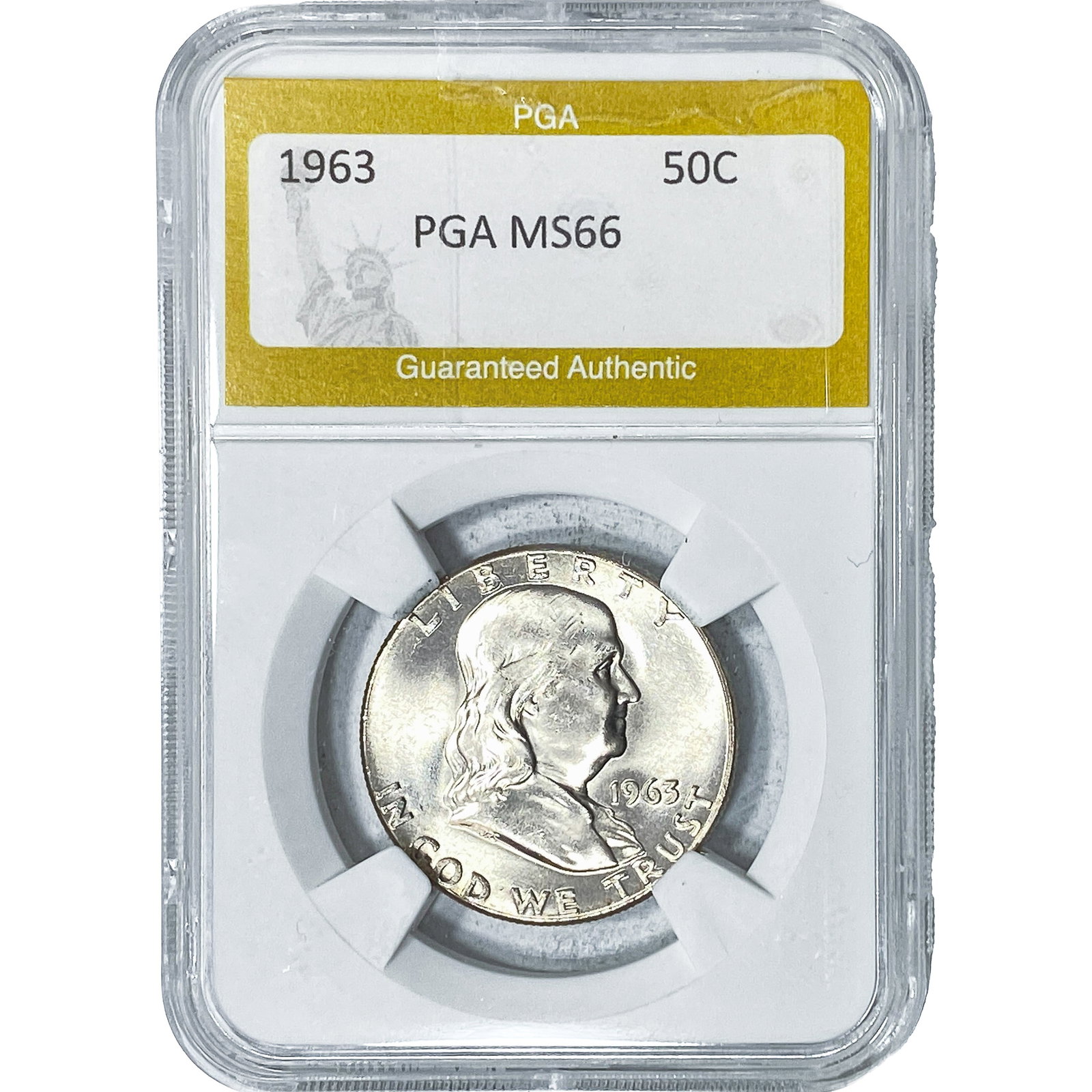 1963 Franklin Half Dollar PGA MS66 (1 of 2)