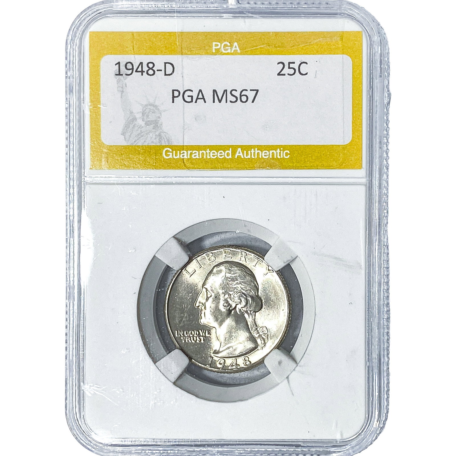 1948-D Washington Silver Quarter PGA MS67 (1 of 2)