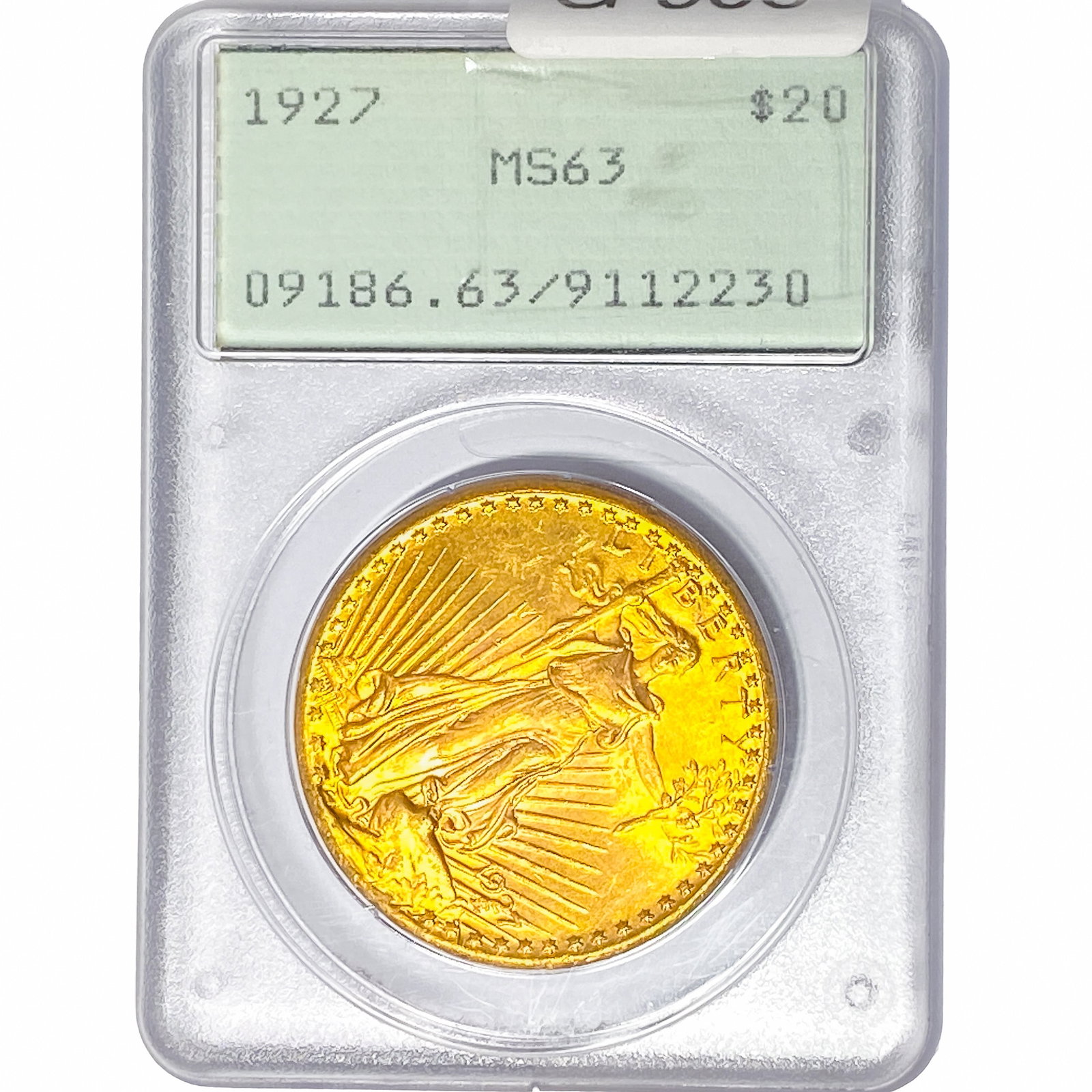1927 $20 Gold Double Eagle PCGS MS63 (1 of 4)