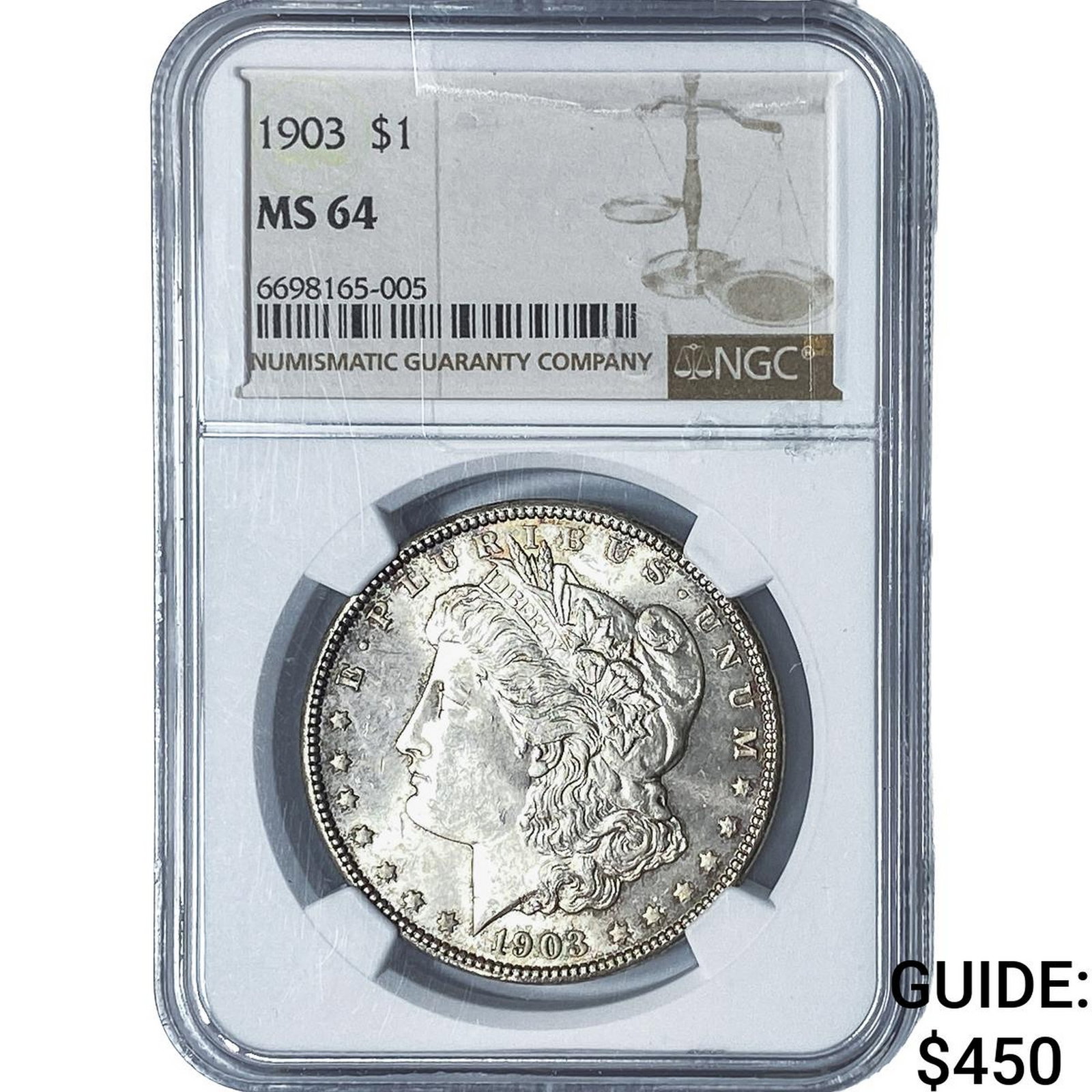 1903 Morgan Silver Dollar NGC MS64 (1 of 2)